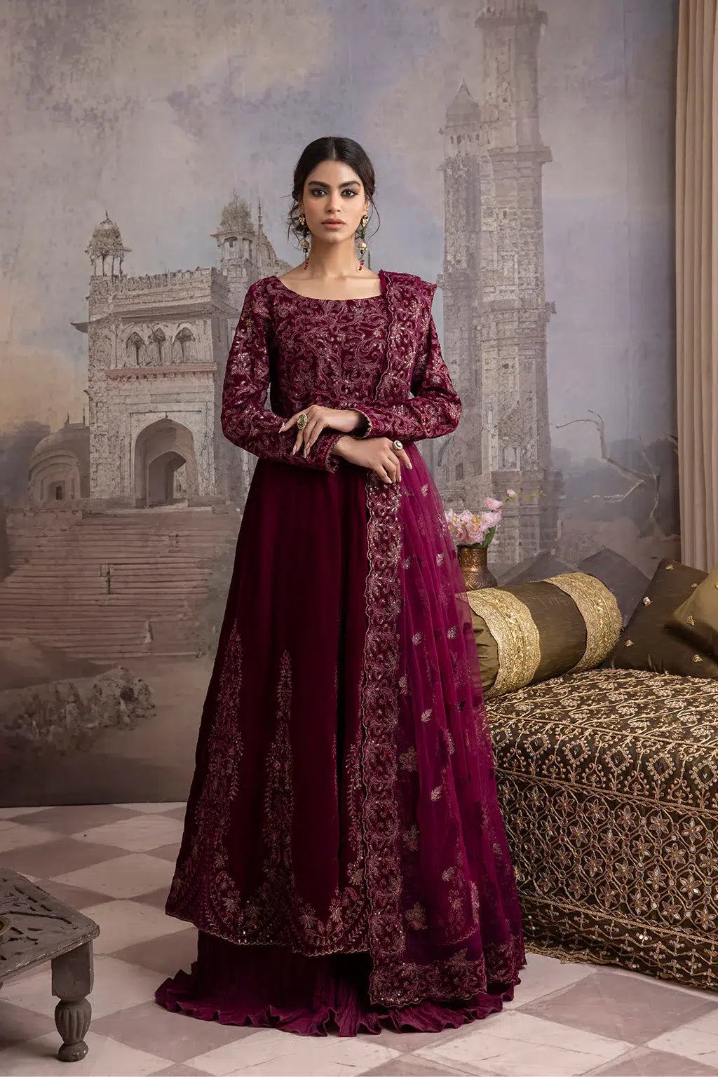 Iznik | Festive Velvet 23 | IV-33 MAHSA -  Iznik Formal - Original Designer Dress - House of Maryam