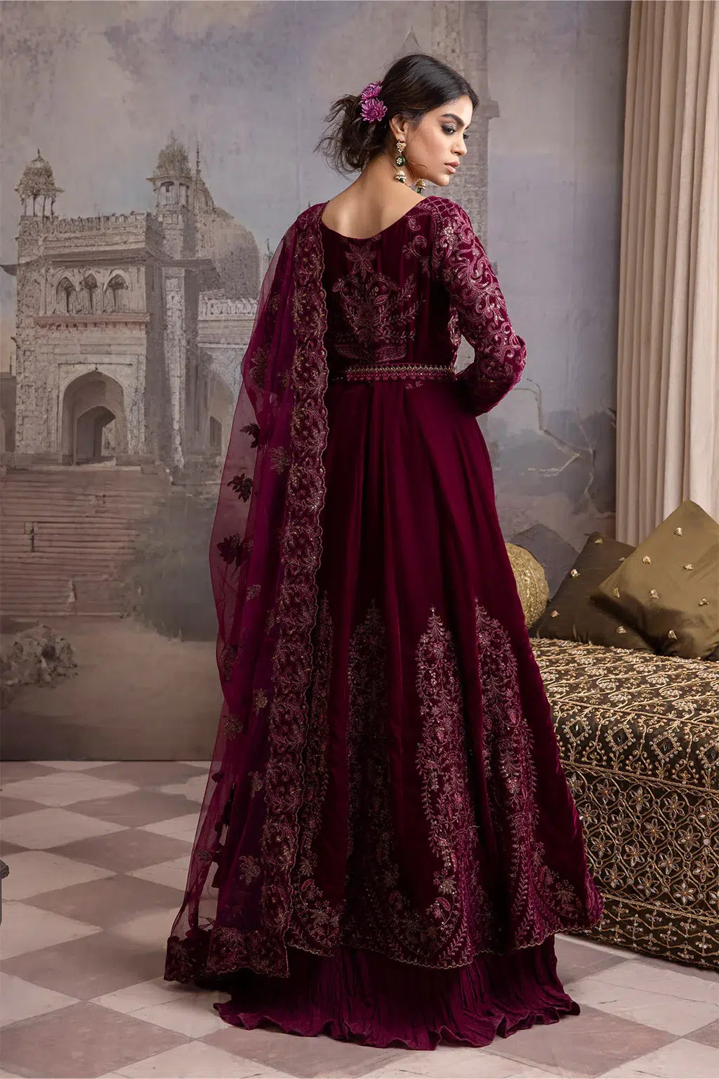 Iznik | Festive Velvet 23 | IV-33 MAHSA -  Iznik Formal - Original Designer Dress - House of Maryam