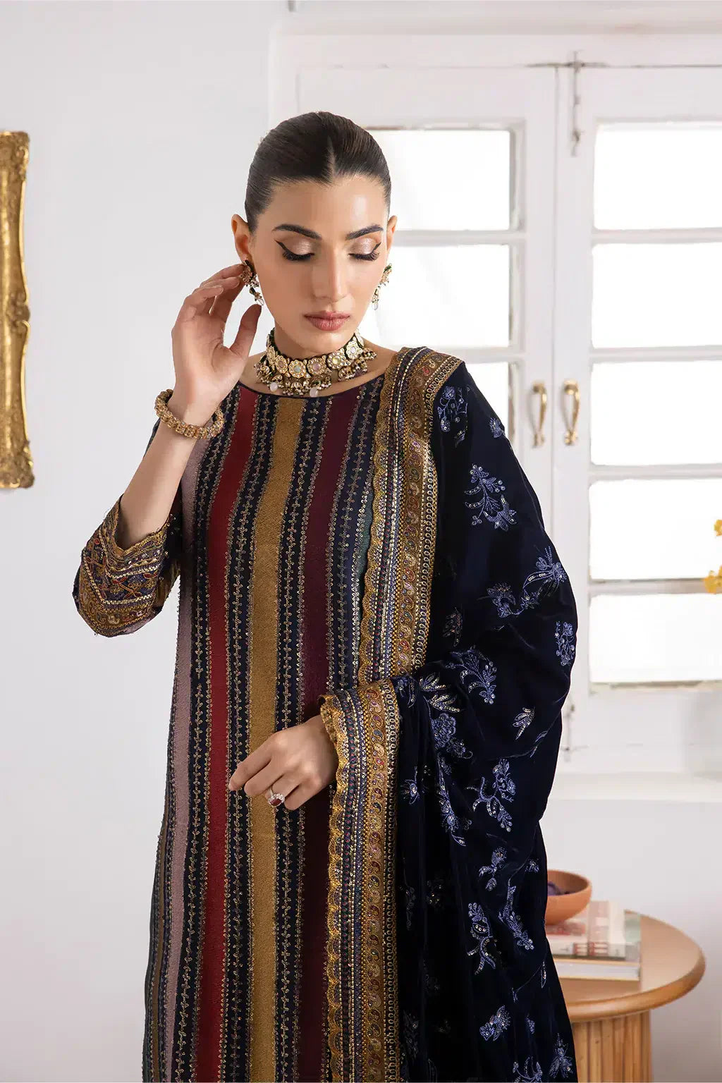 Iznik | Festive Velvet 23 | IV-29 SITARAH -  Iznik Formal - Original Designer Dress - House of Maryam