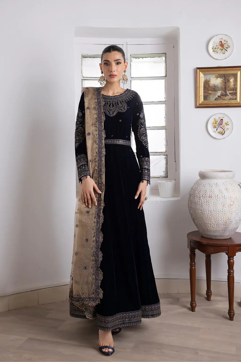 Iznik | Festive Velvet 23 | IV-35 SHAMS -  Iznik Formal - Original Designer Dress - House of Maryam