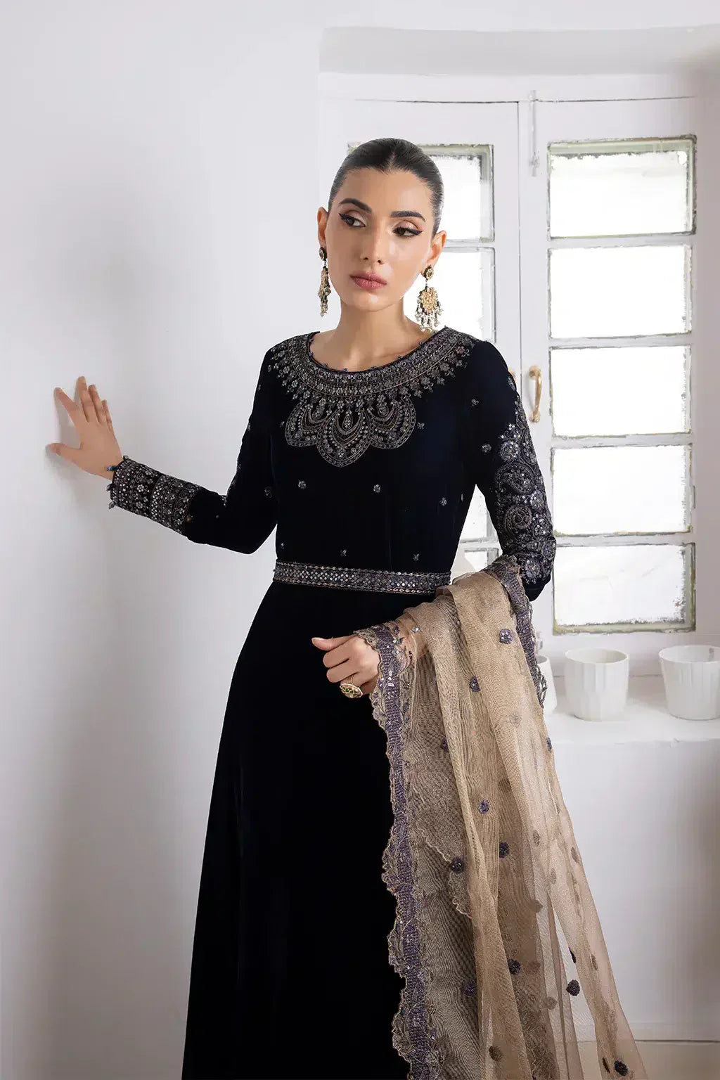 Iznik | Festive Velvet 23 | IV-35 SHAMS -  Iznik Formal - Original Designer Dress - House of Maryam