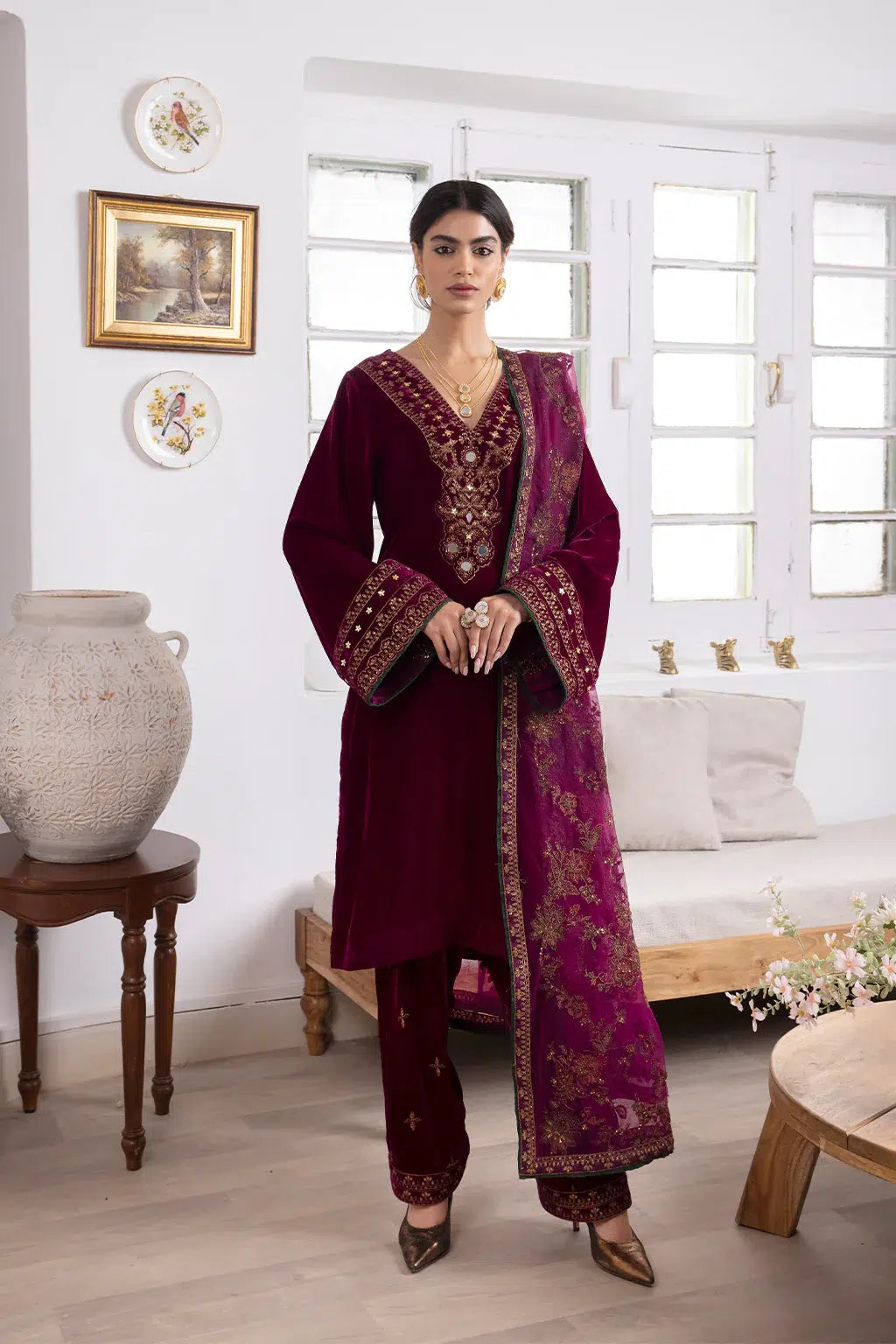 Iznik | Festive Velvet 23 | IV-31 SHIRIN -  Iznik Formal - Original Designer Dress - House of Maryam