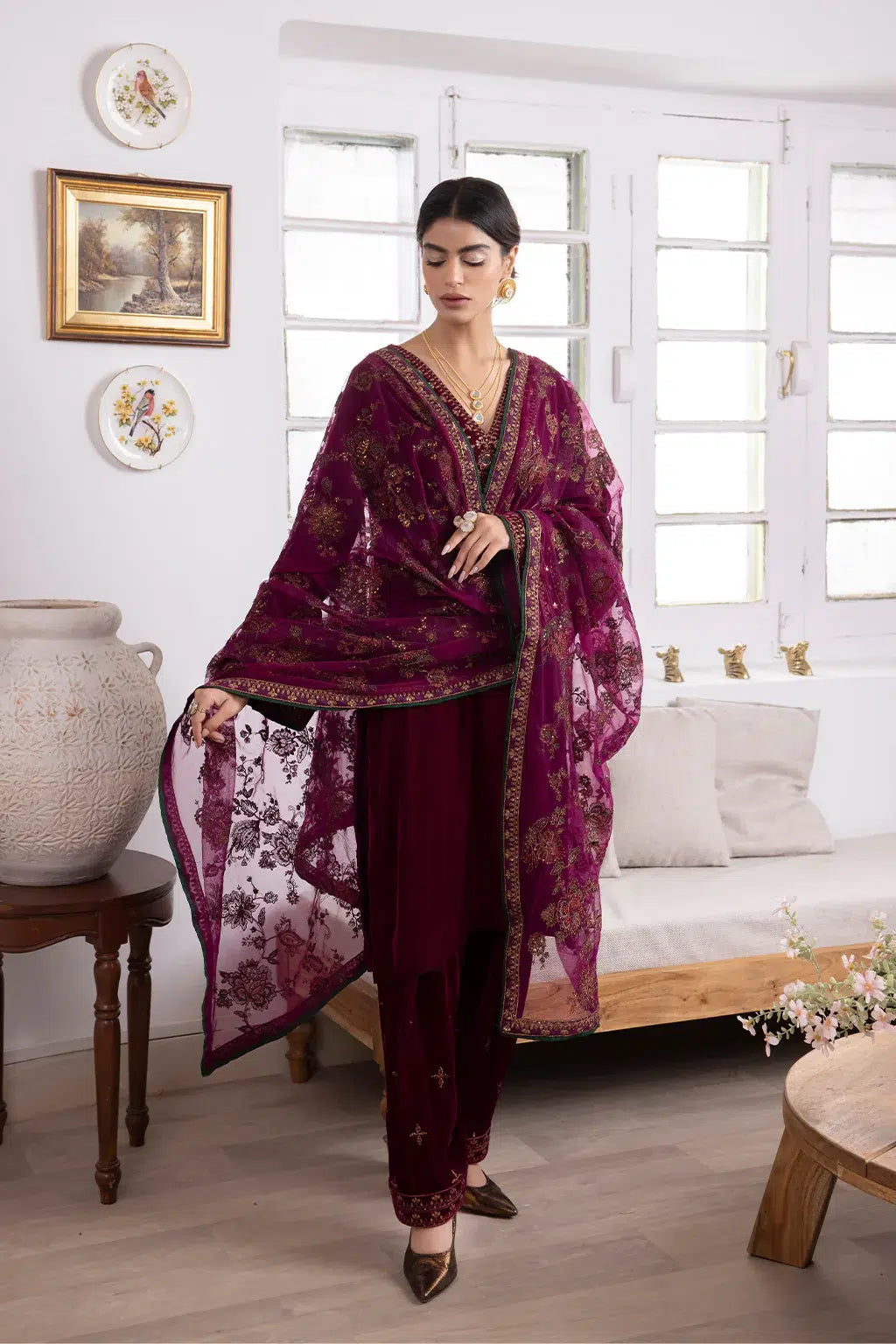 Iznik | Festive Velvet 23 | IV-31 SHIRIN -  Iznik Formal - Original Designer Dress - House of Maryam
