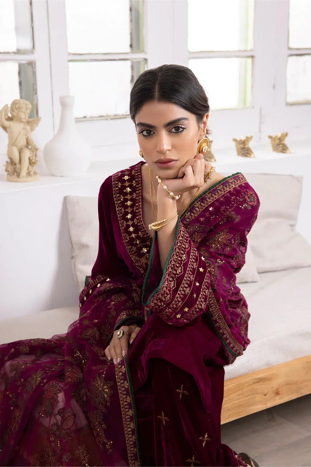 Iznik | Festive Velvet 23 | IV-31 SHIRIN -  Iznik Formal - Original Designer Dress - House of Maryam