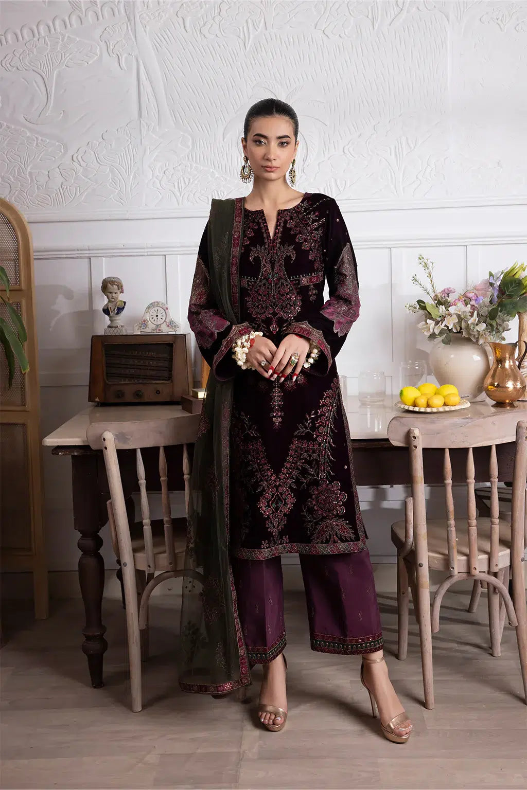 Iznik | Festive Velvet 23 | IV-30 AZITAH -  Iznik Formal - Original Designer Dress - House of Maryam