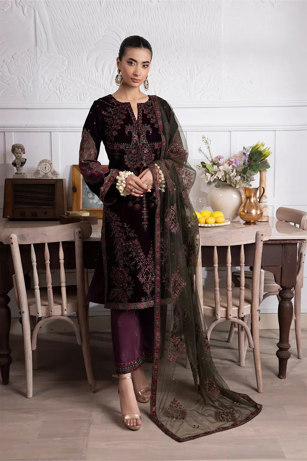 Iznik | Festive Velvet 23 | IV-30 AZITAH -  Iznik Formal - Original Designer Dress - House of Maryam