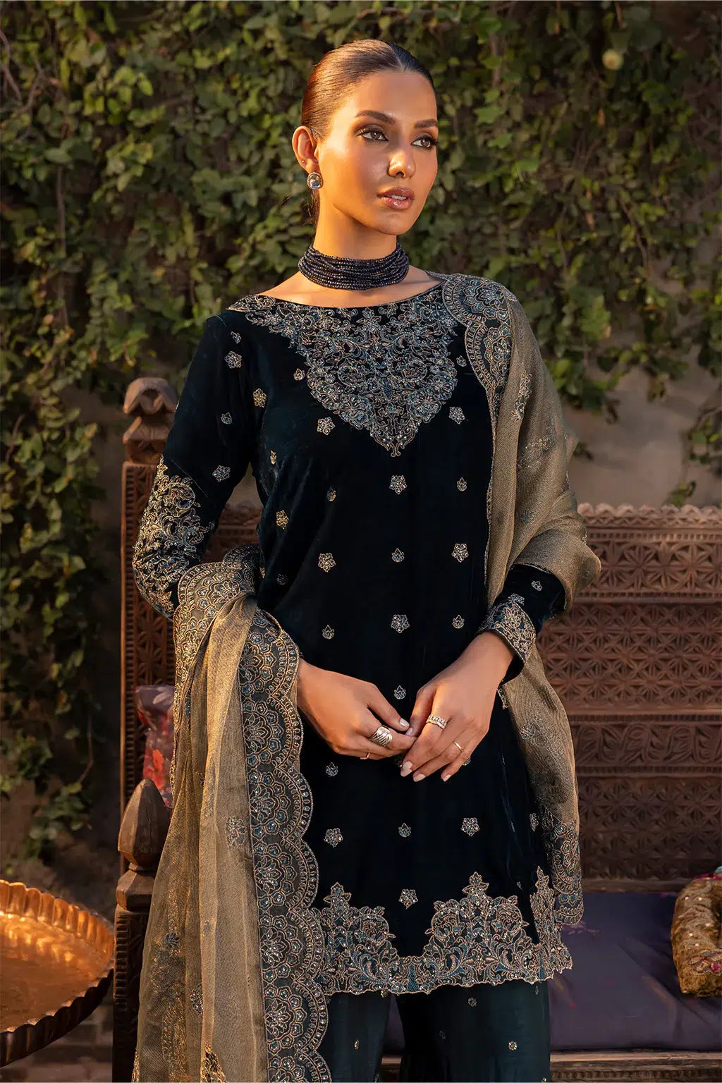 Iznik | Festive Velvet 23 | IV-34 DARYA -  Iznik Formal - Original Designer Dress - House of Maryam