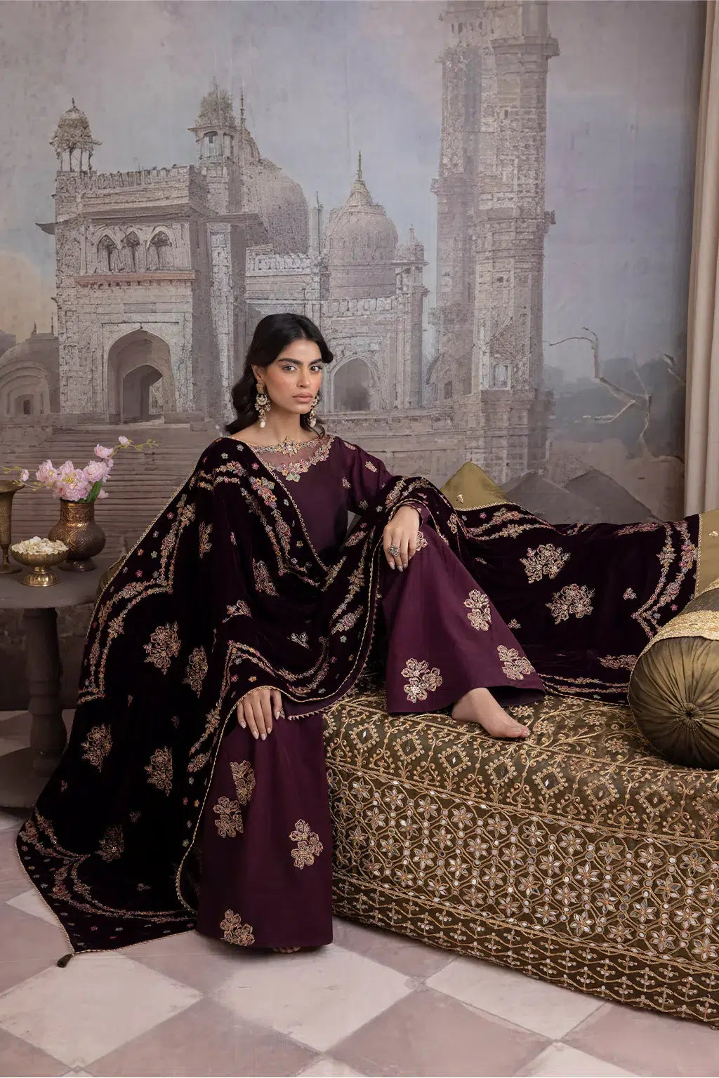 Iznik | Festive Velvet 23 | IV-32 ZARIN -  Iznik Formal - Original Designer Dress - House of Maryam