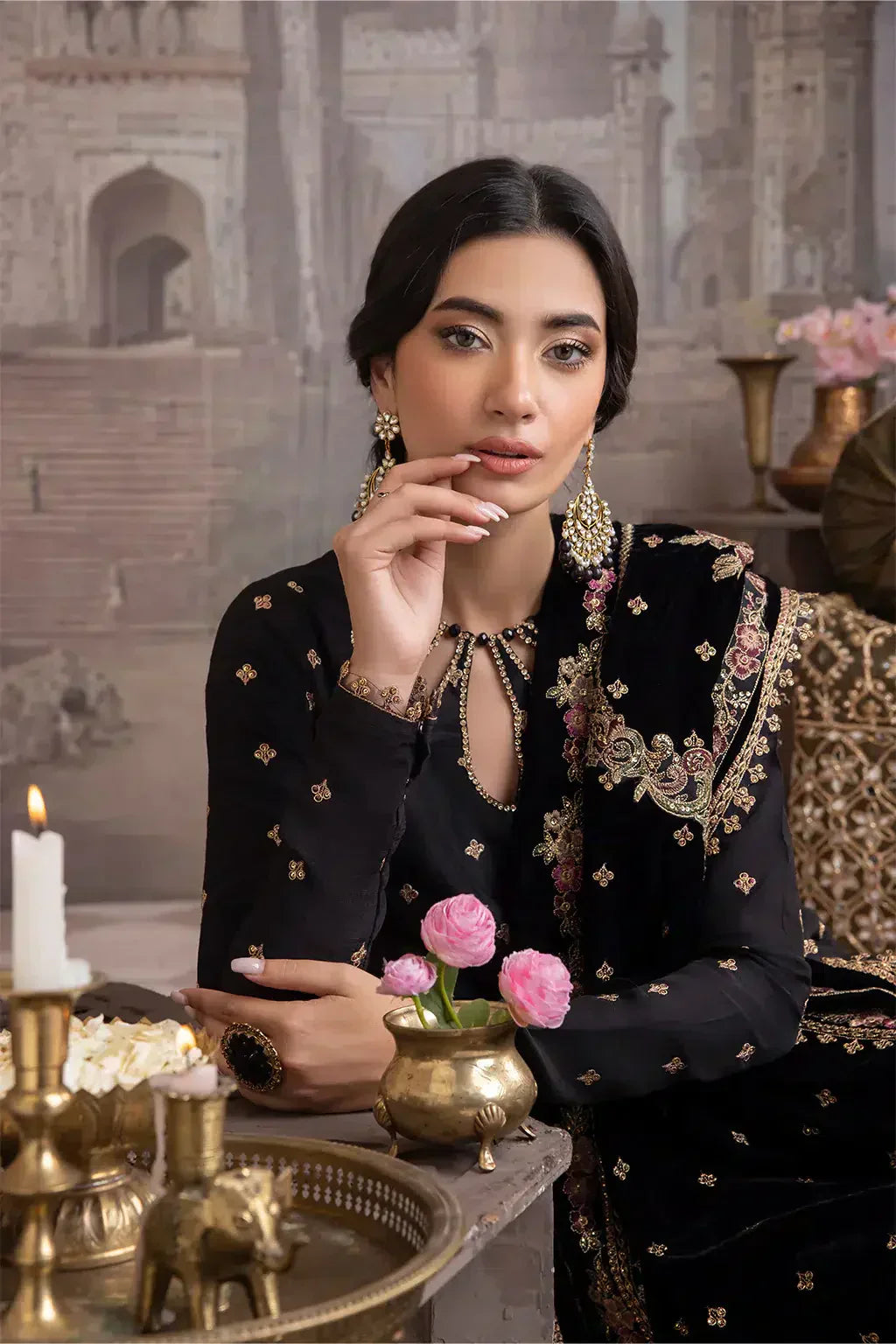 Iznik | Festive Velvet 23 | IV-28 LEILA -  Iznik Formal - Original Designer Dress - House of Maryam