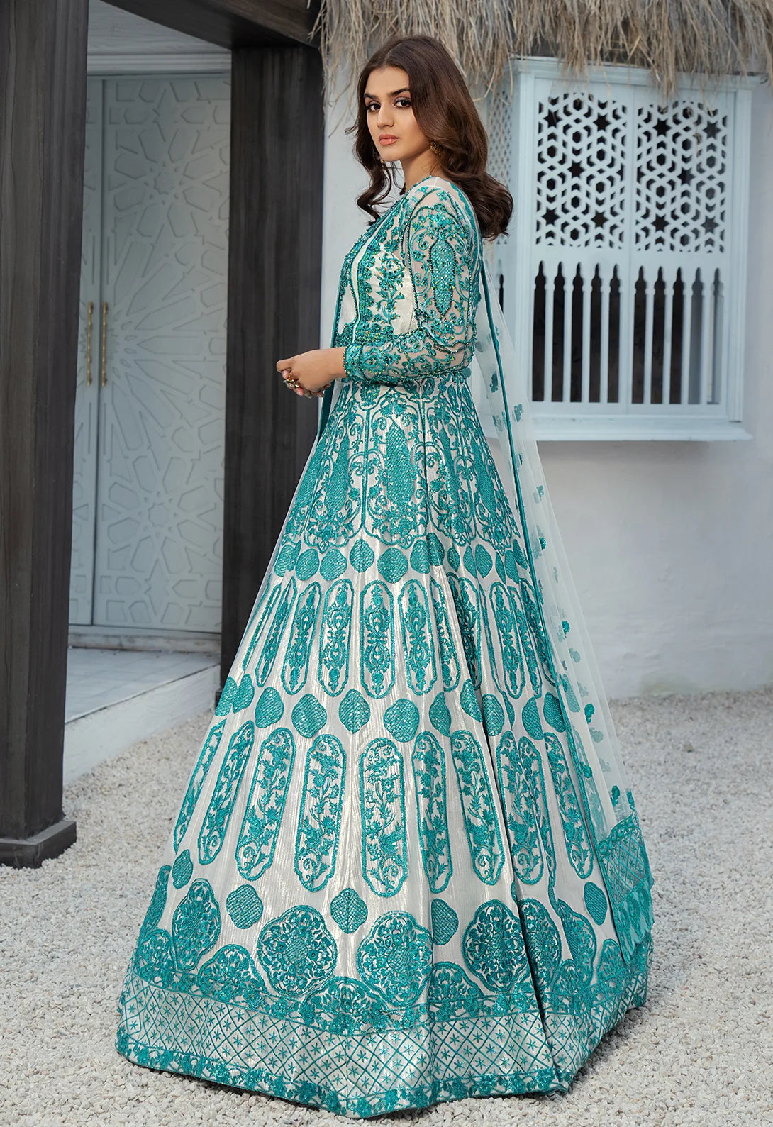 Waqas Shah | Malika E Jahan | Jasmine -  Waqas Shah Formal - Original Designer Dress - House of Maryam