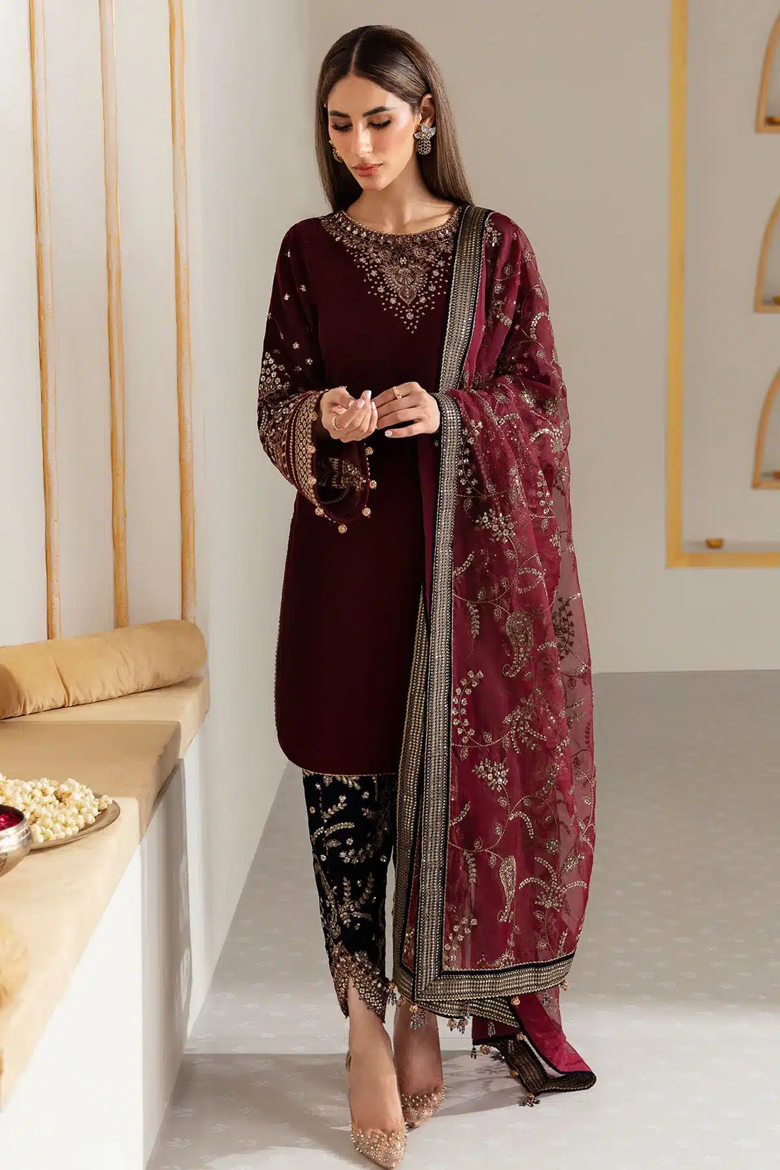 Jazmin | Velvet 23 | VF-2017 -  Jazmin Formal - Original Designer Dress - House of Maryam