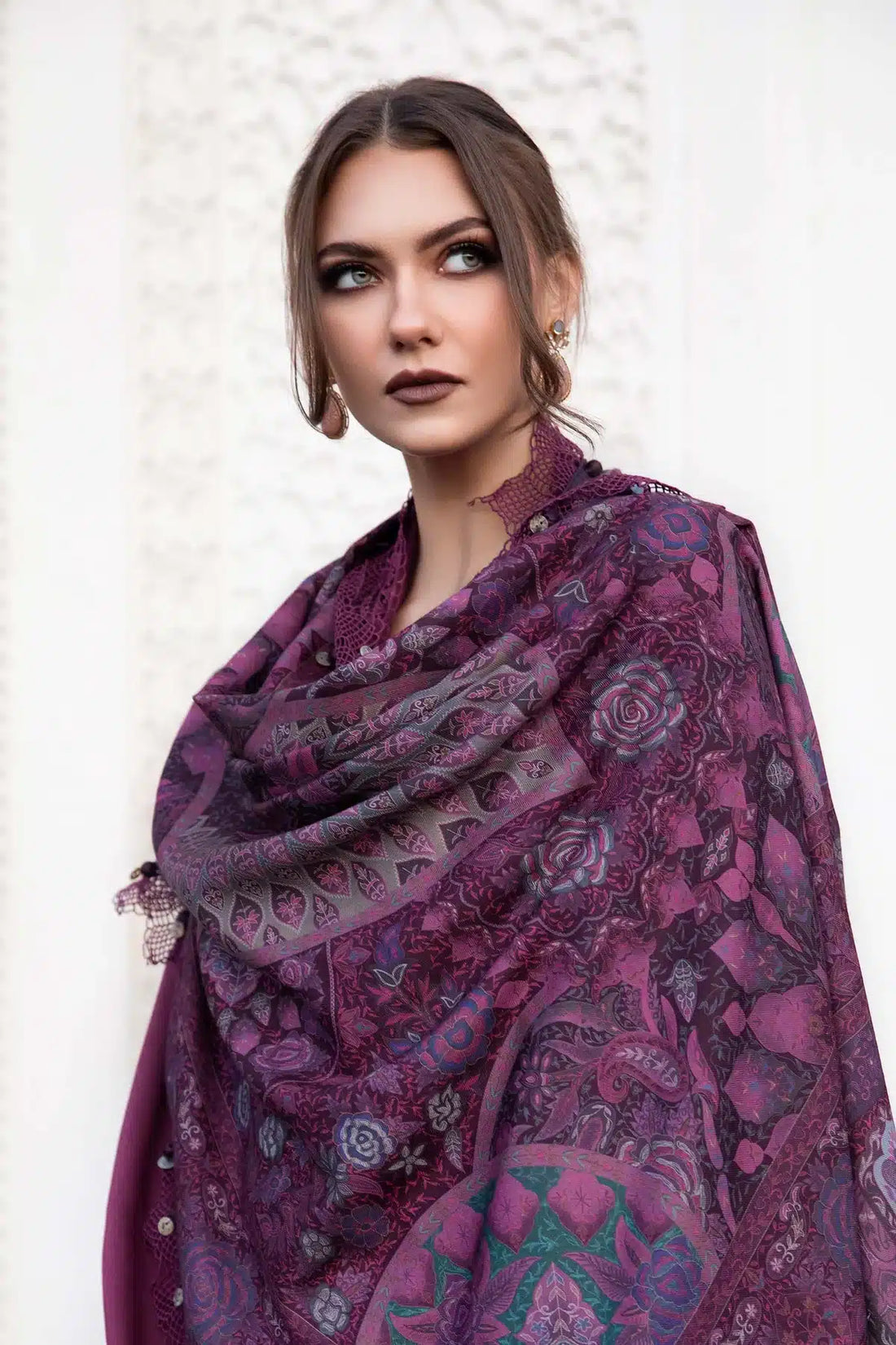 Maria B | M Prints Winter 23 | MPT-2003-B -  Maria B Luxury - Original Designer Dress - House of Maryam