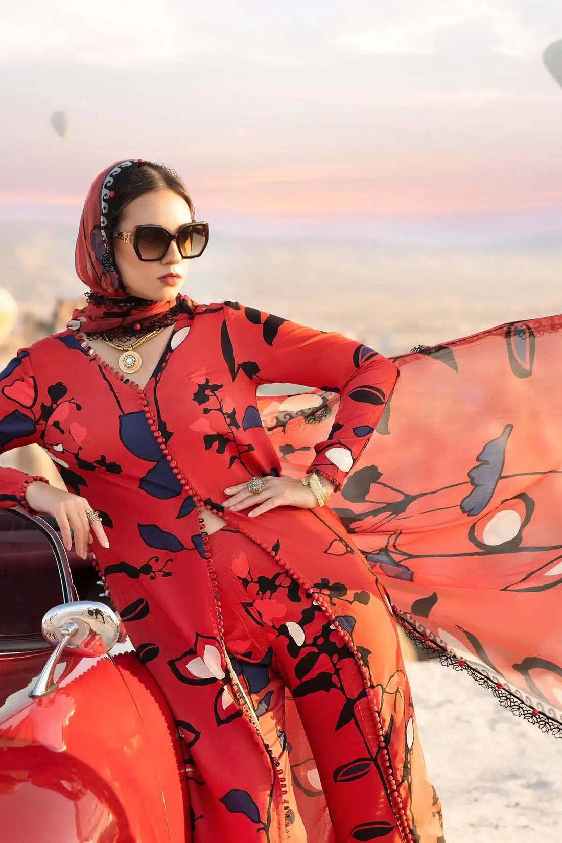 Maria B | M Prints Winter 23 | MPT-2009-A -  Maria B Luxury - Original Designer Dress - House of Maryam
