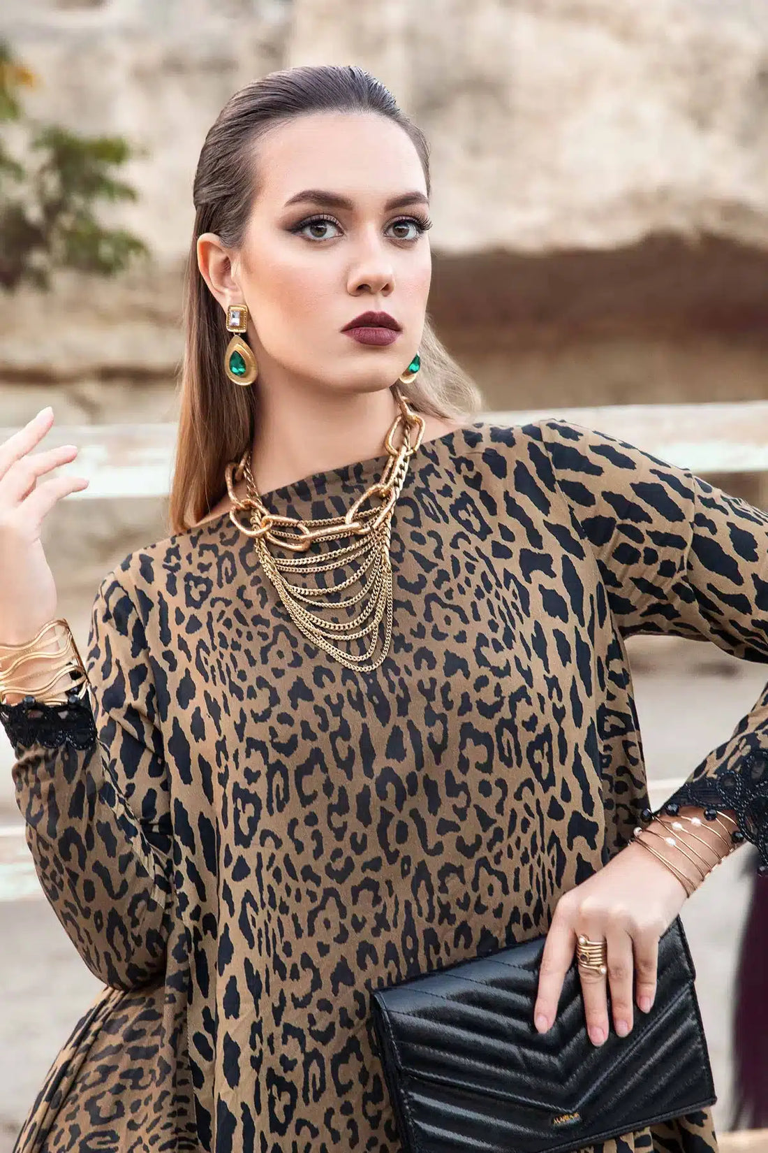 Maria B | M Prints Winter 23 | MPT-2010-A -  Maria B Luxury - Original Designer Dress - House of Maryam