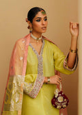 Mahgul | Eid Edit 2024 | Lemon Mint -  Mahgul Luxury - Original Designer Dress - House of Maryam