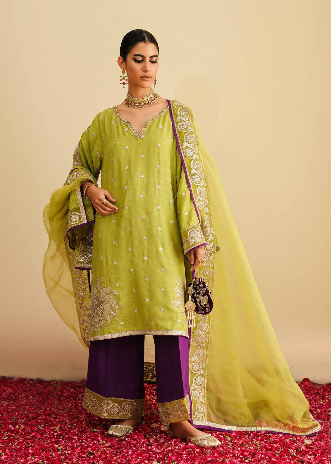 Mahgul | Eid Edit 2024 | Twilight Garden -  Mahgul Luxury - Original Designer Dress - House of Maryam