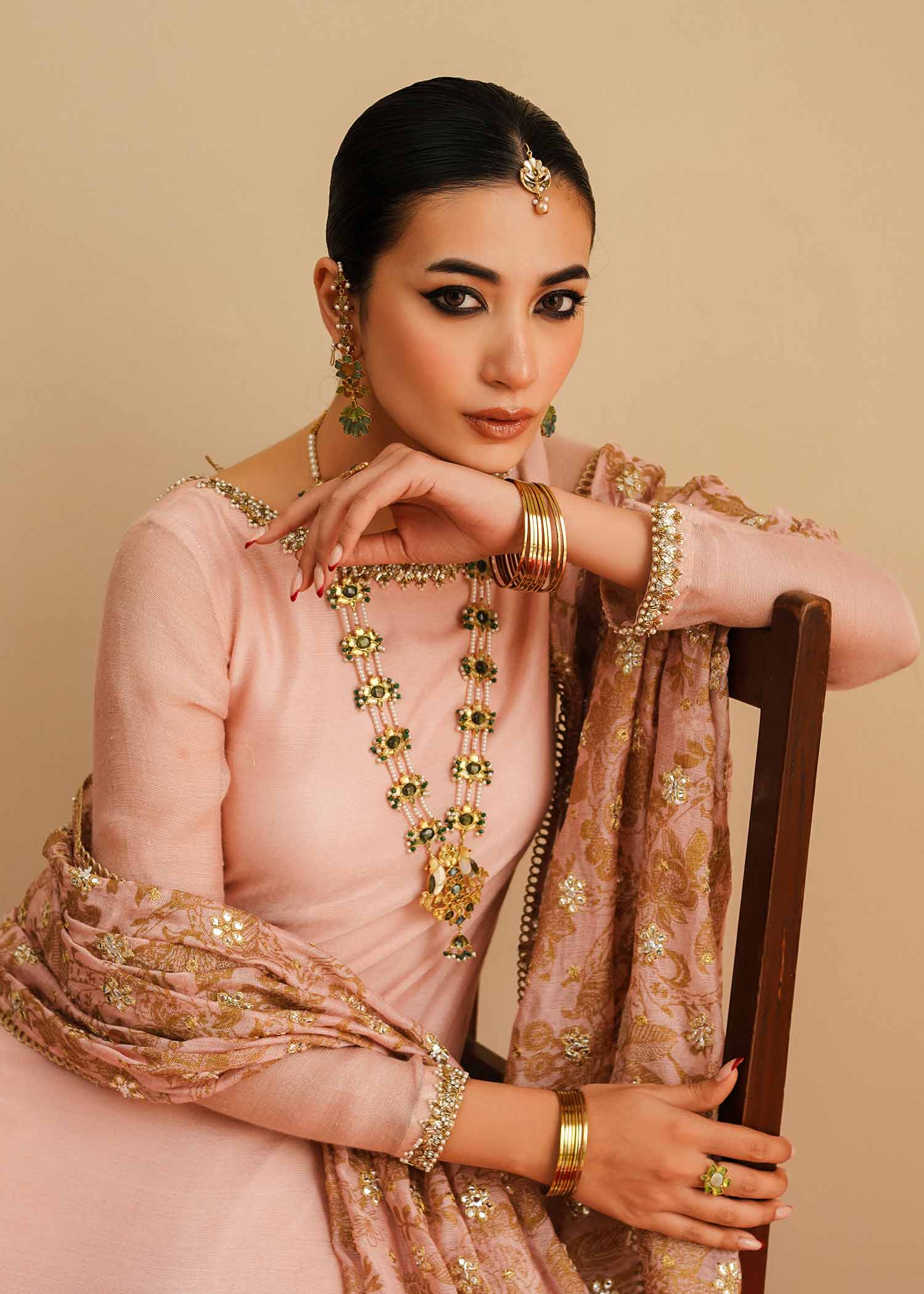 Mahgul | Eid Edit 2024 | Pink Elegance -  Mahgul Luxury - Original Designer Dress - House of Maryam