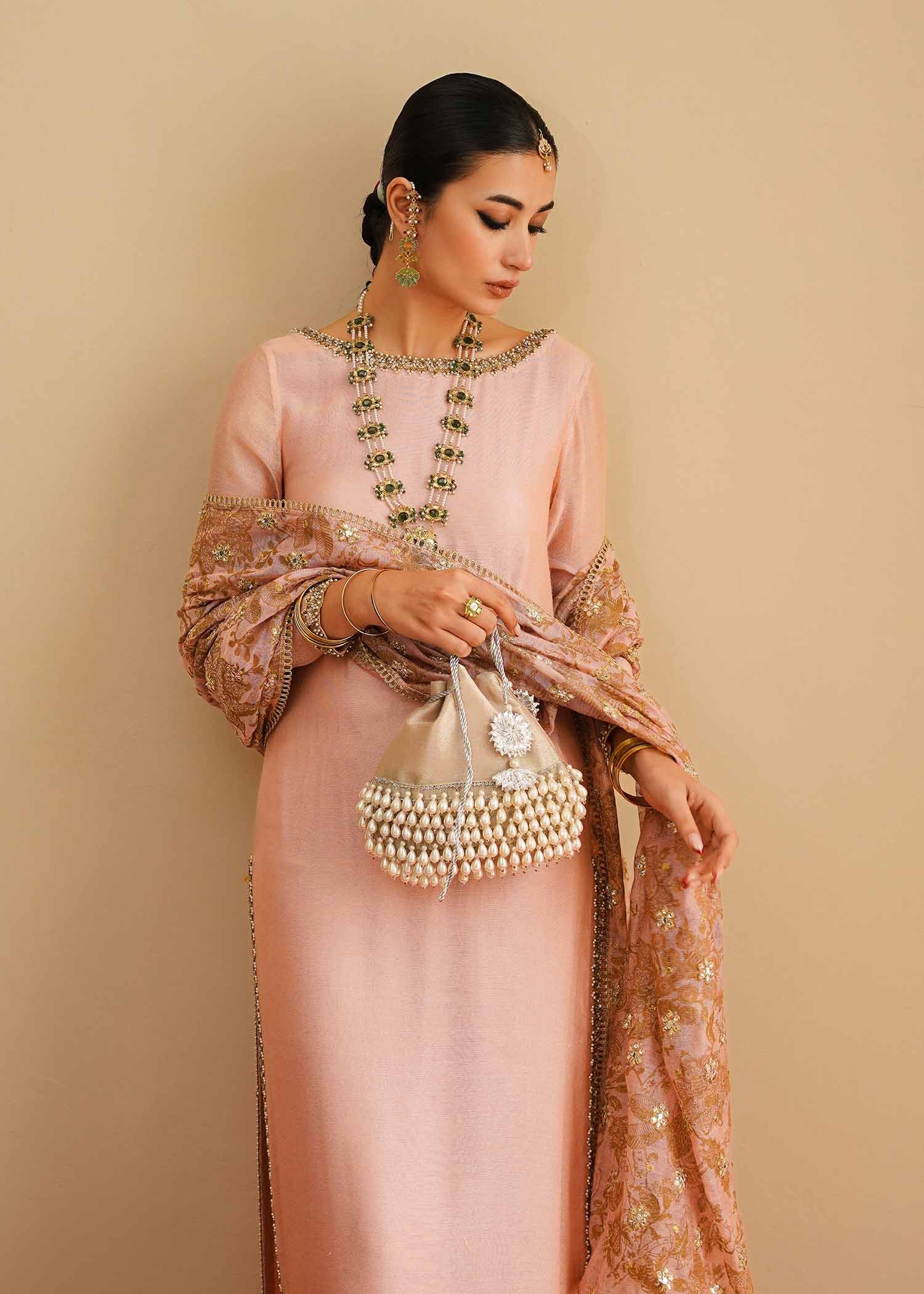 Mahgul | Eid Edit 2024 | Pink Elegance -  Mahgul Luxury - Original Designer Dress - House of Maryam