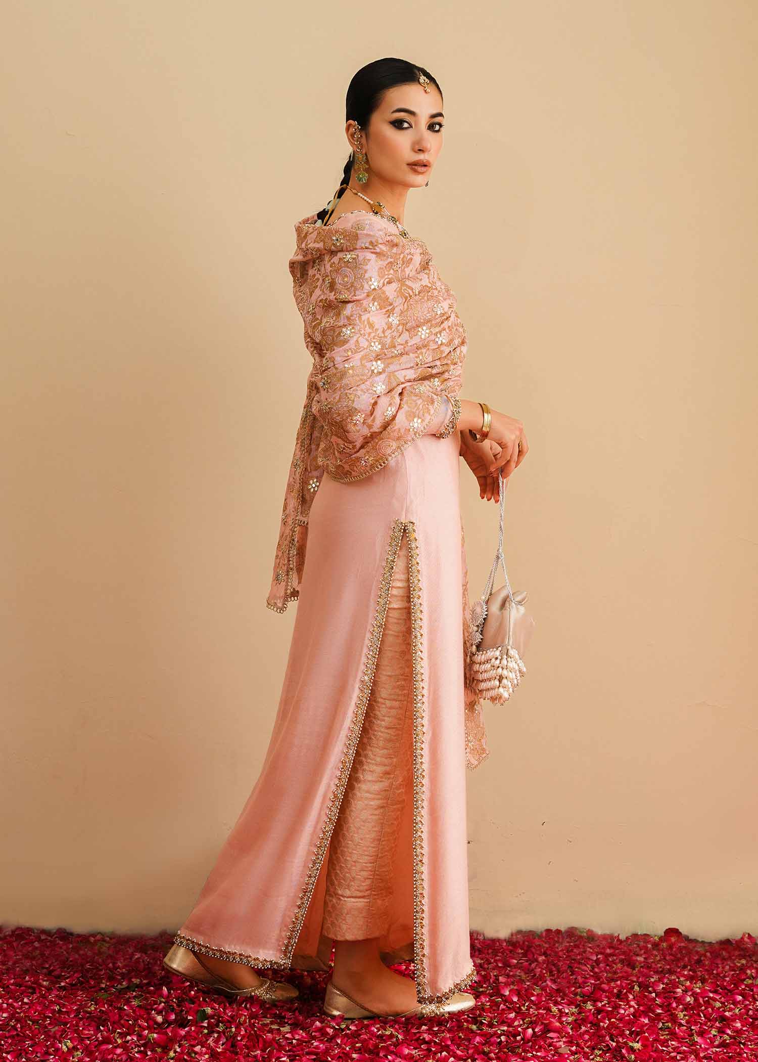 Mahgul | Eid Edit 2024 | Pink Elegance -  Mahgul Luxury - Original Designer Dress - House of Maryam