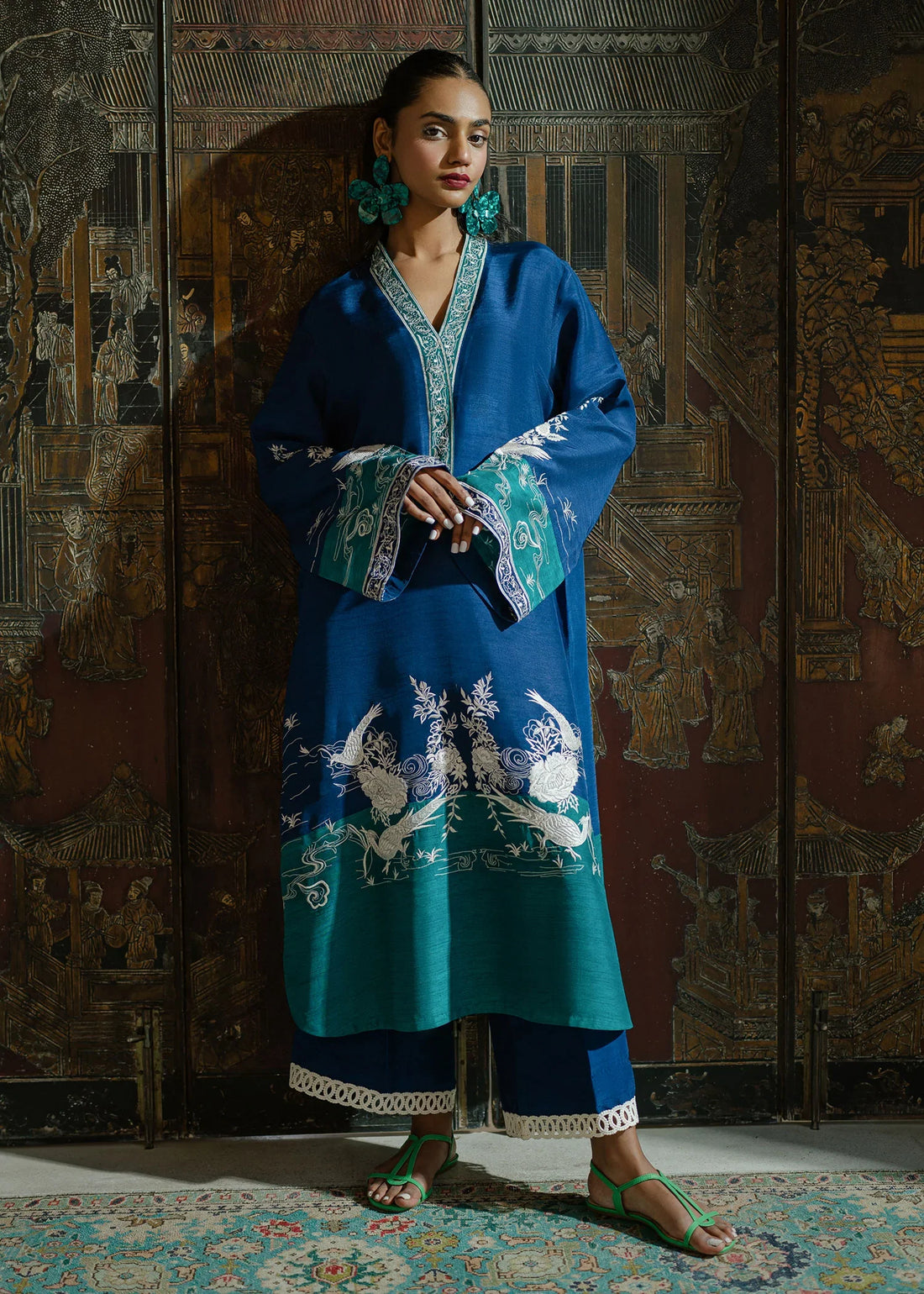 Mahgul | Eid Edit 2024 | Midnight Crush -  Mahgul Luxury - Original Designer Dress - House of Maryam