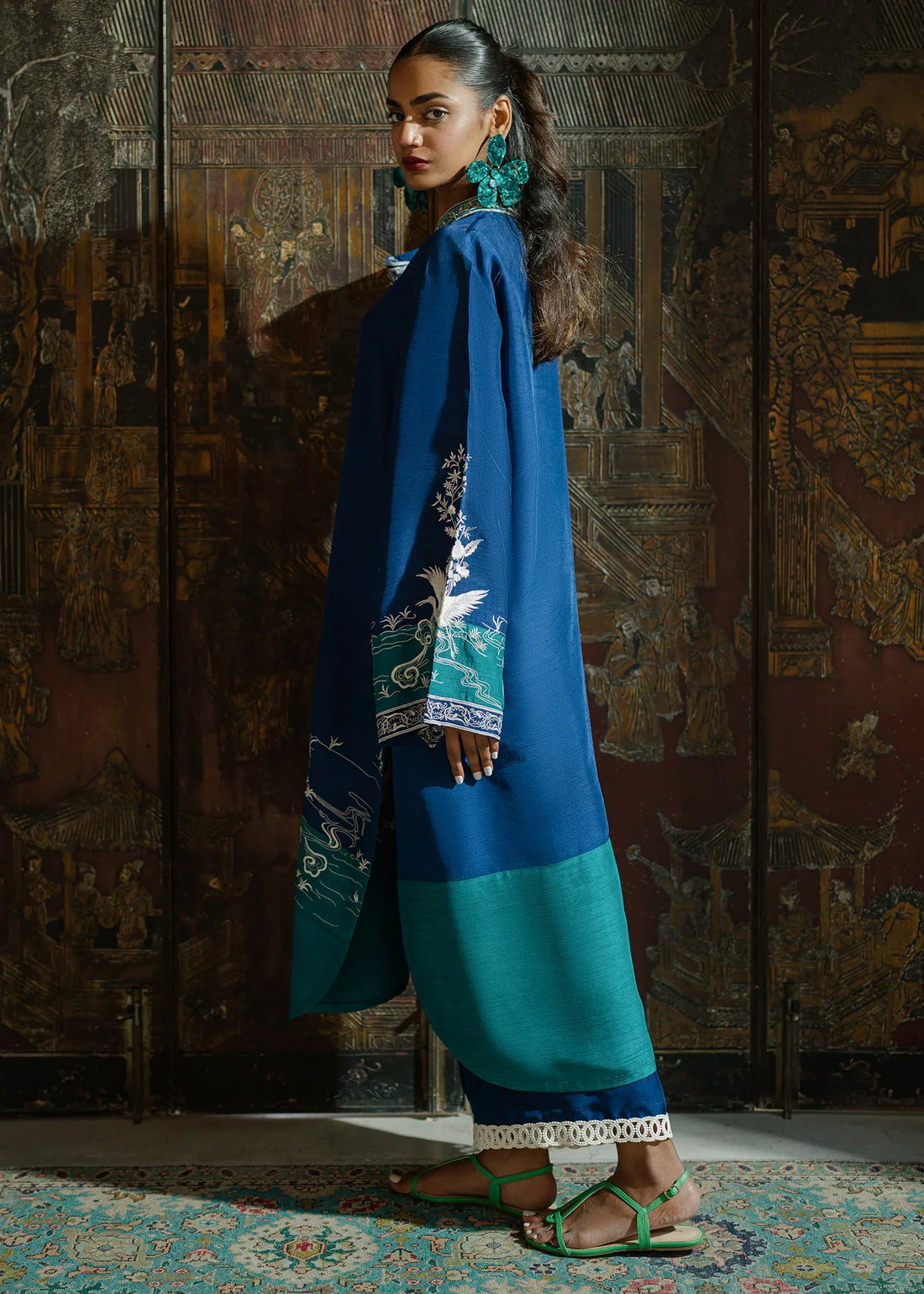 Mahgul | Eid Edit 2024 | Midnight Crush -  Mahgul Luxury - Original Designer Dress - House of Maryam