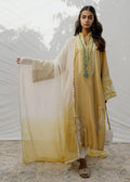 Mahgul | Eid Edit 2024 | Yellow Gold -  Mahgul Luxury - Original Designer Dress - House of Maryam