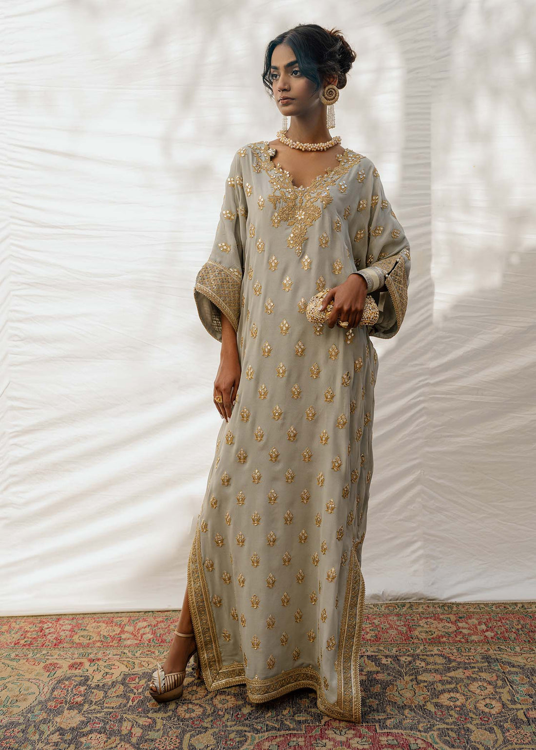 Mahgul | Eid Edit 2024 | Grey Amethyst -  Mahgul Luxury - Original Designer Dress - House of Maryam