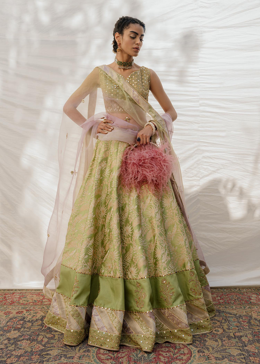 Mahgul | Eid Edit 2024 | Mirrored Screen -  Mahgul Luxury - Original Designer Dress - House of Maryam