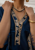Mahgul | Eid Edit 2024 | Cobalt Sea -  Mahgul Luxury - Original Designer Dress - House of Maryam