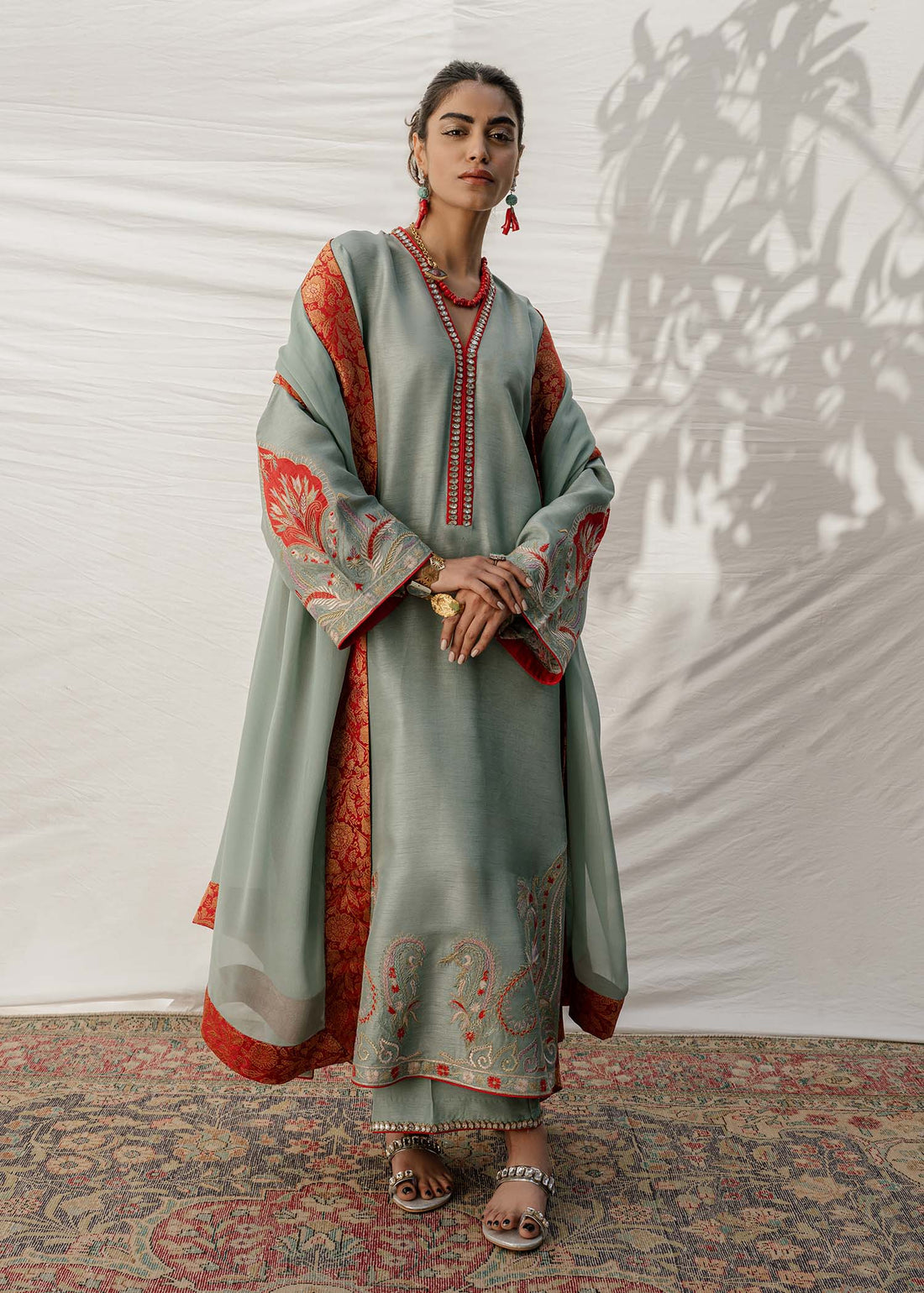 Mahgul | Eid Edit 2024 | Kashmiri Sea -  Mahgul Luxury - Original Designer Dress - House of Maryam