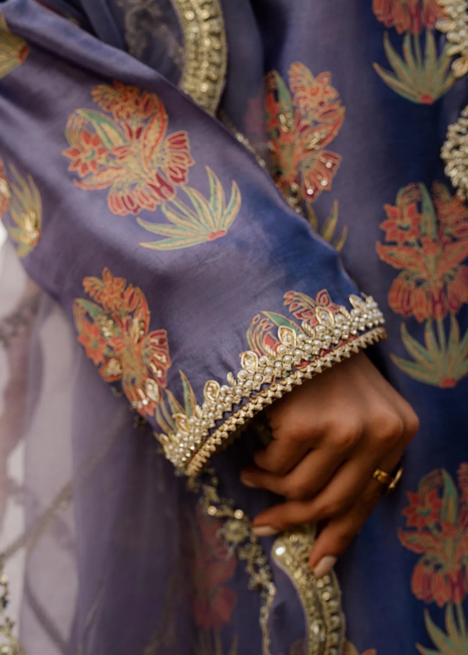 Mahgul | Eid Edit 2024 | Damson Diamante -  Mahgul Luxury - Original Designer Dress - House of Maryam