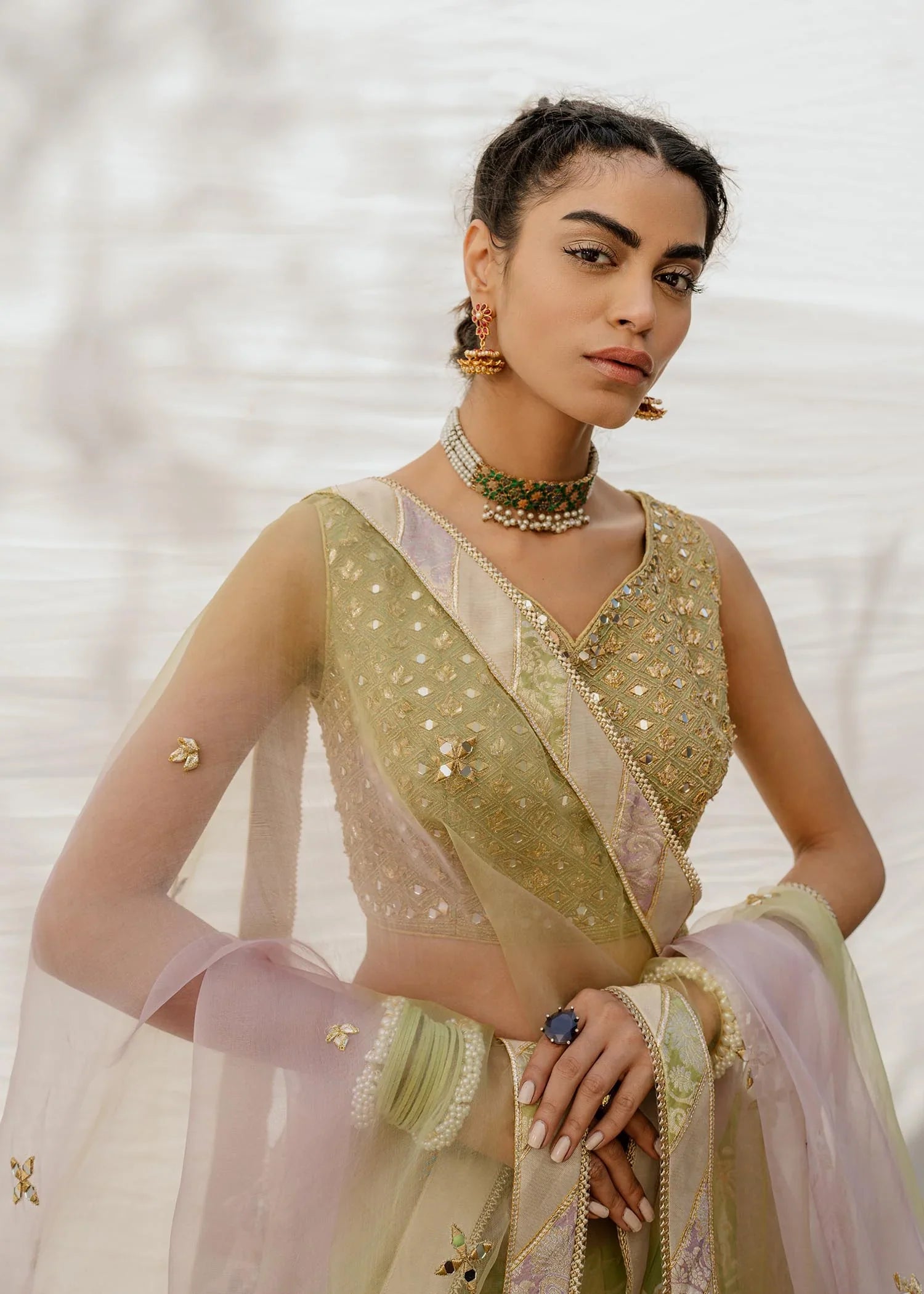 Mahgul | Eid Edit 2024 | Mirrored Screen -  Mahgul Luxury - Original Designer Dress - House of Maryam