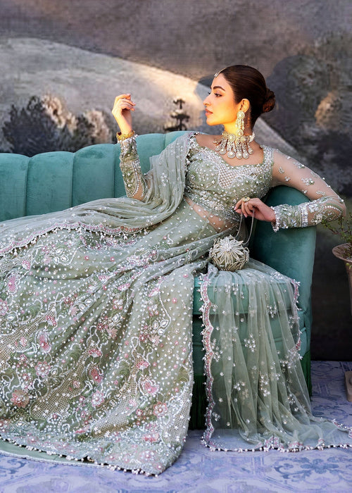 Sadaf Fawad Khan | Wedding Festive 25 | Seafoam -  Sadaf Fawad Khan Ladies Clothes - Original Designer Dress - House of Maryam