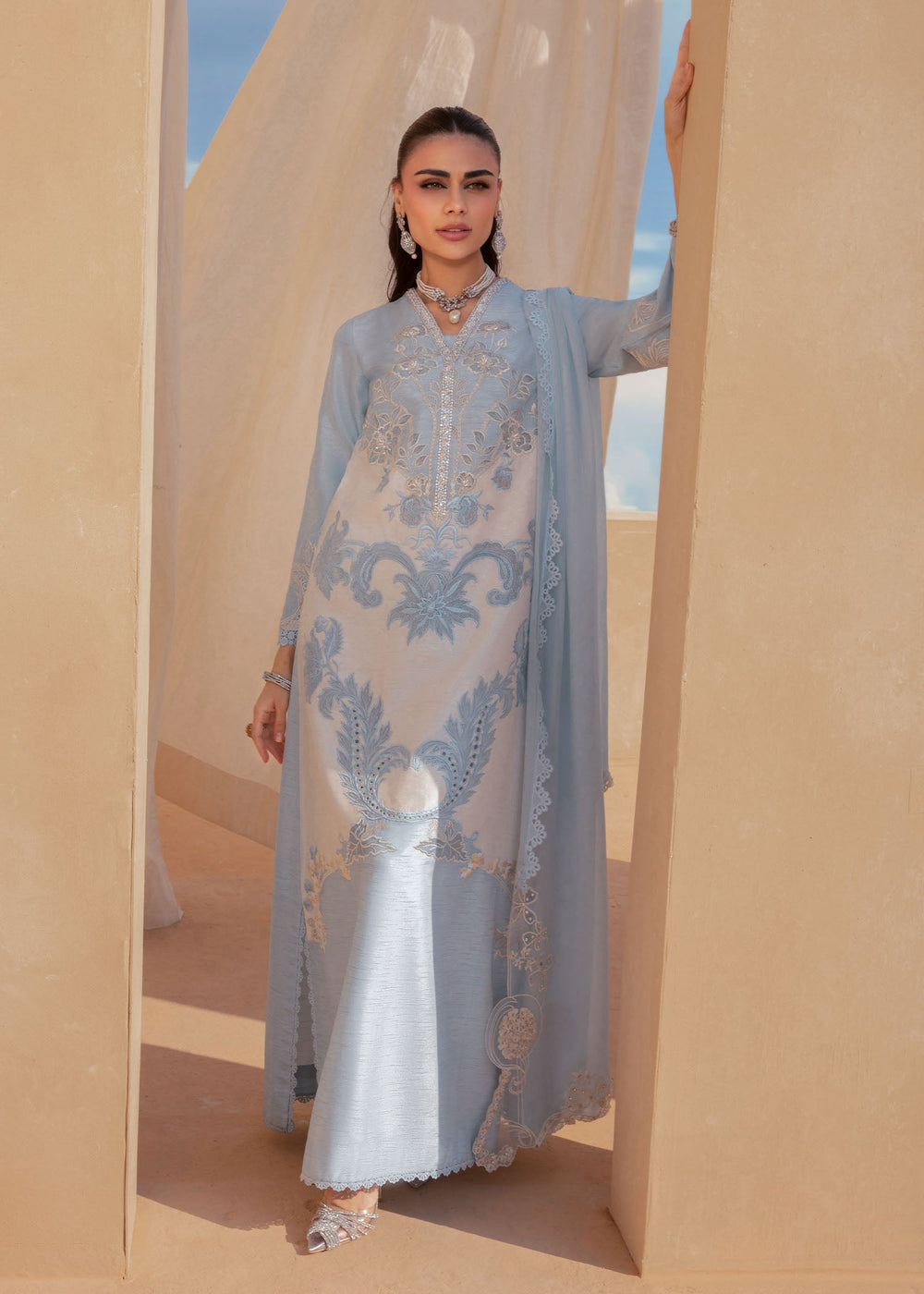 Saira Shakira | Rosea Casual Pret 25 | Keshi -  Saira Shakira Ladies Clothes - Original Designer Dress - House of Maryam