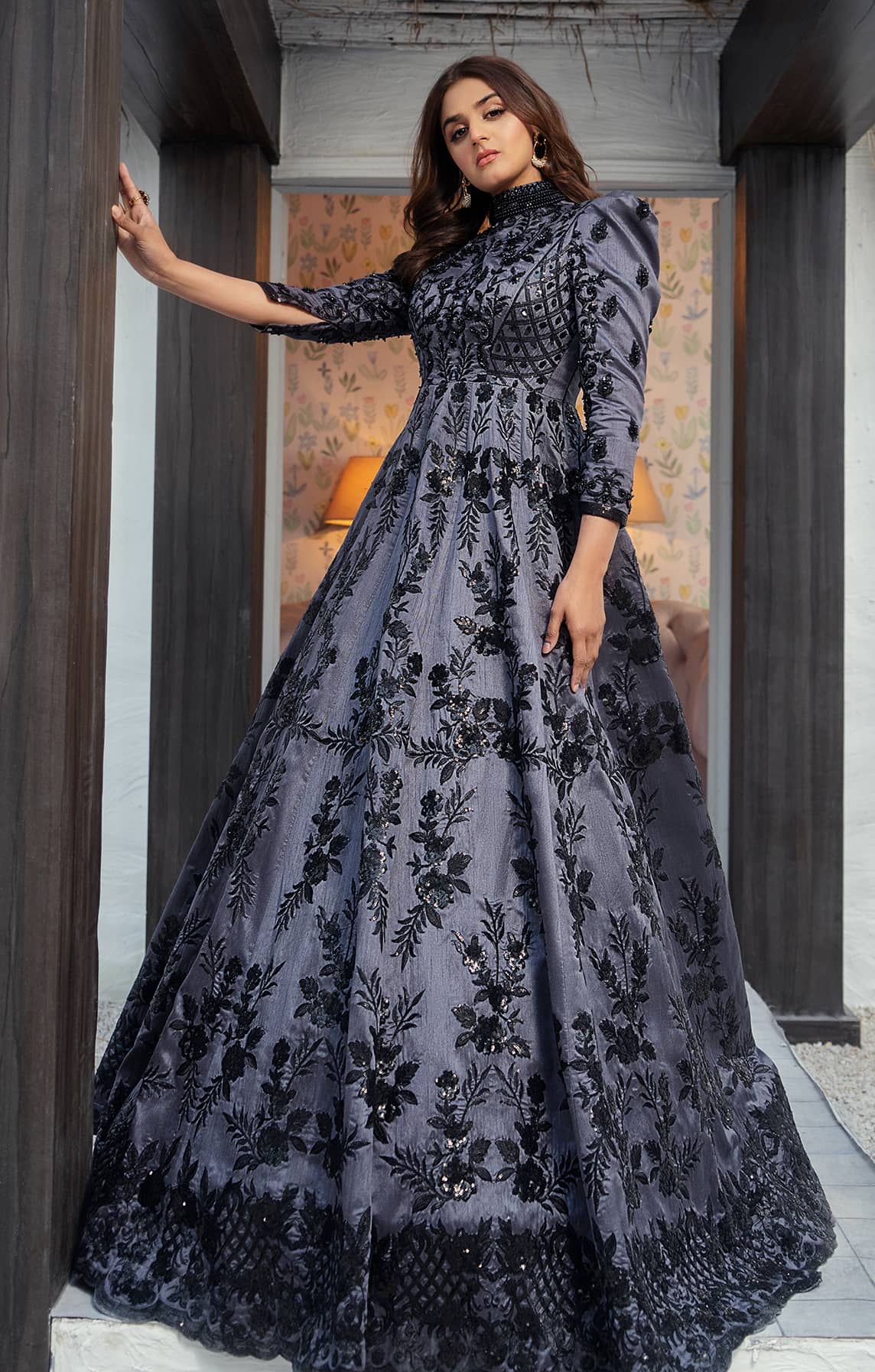 Waqas Shah | Malika E Jahan | Meeral -  Waqas Shah Formal - Original Designer Dress - House of Maryam