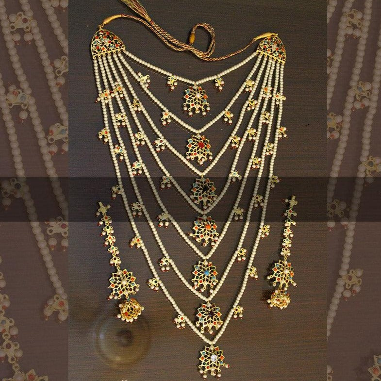 Mala Necklace-0054 -  Zeesy Necklace Sets - Original Designer Dress - House of Maryam