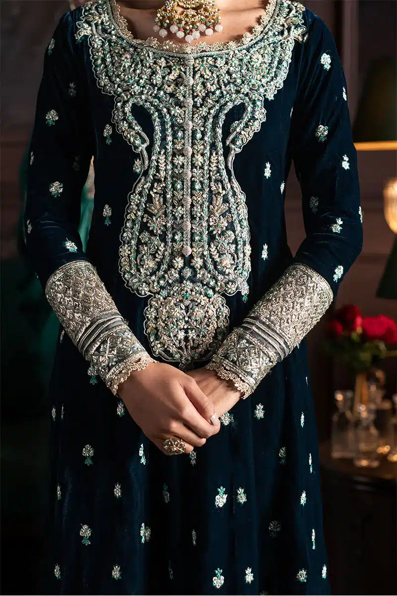 Mushq | Niloufer Velvet Edit 23 | Royan -  Mushq Bridal - Original Designer Dress - House of Maryam