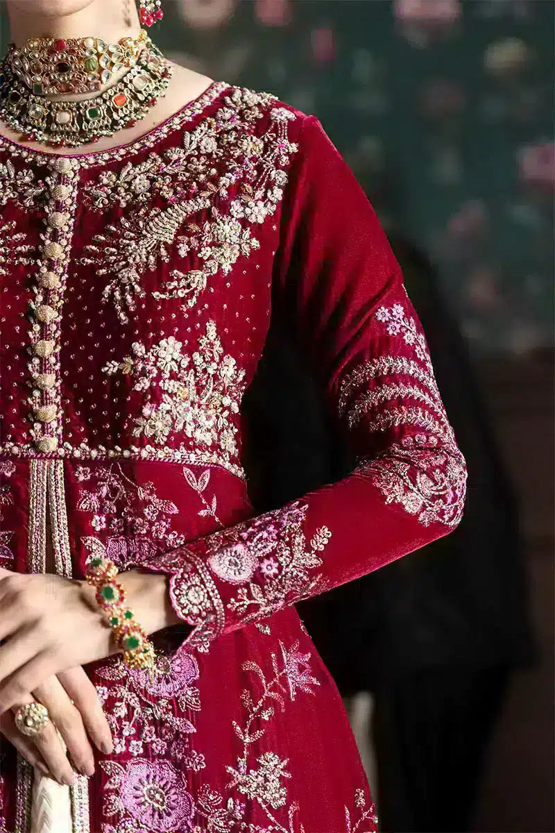 Mushq | Niloufer Velvet Edit 23 | Roxana -  Mushq Bridal - Original Designer Dress - House of Maryam