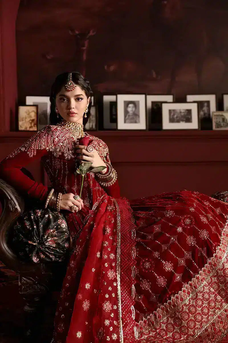 Mushq | Niloufer Velvet Edit 23 | Farah -  Mushq Bridal - Original Designer Dress - House of Maryam