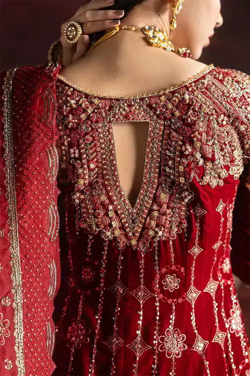 Mushq | Niloufer Velvet Edit 23 | Farah -  Mushq Bridal - Original Designer Dress - House of Maryam