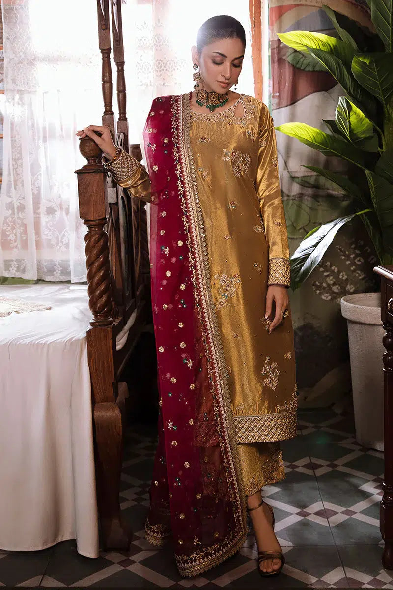 Mushq | Sunehri Anmol Edit | Zaisha -  Mushq Bridal - Original Designer Dress - House of Maryam