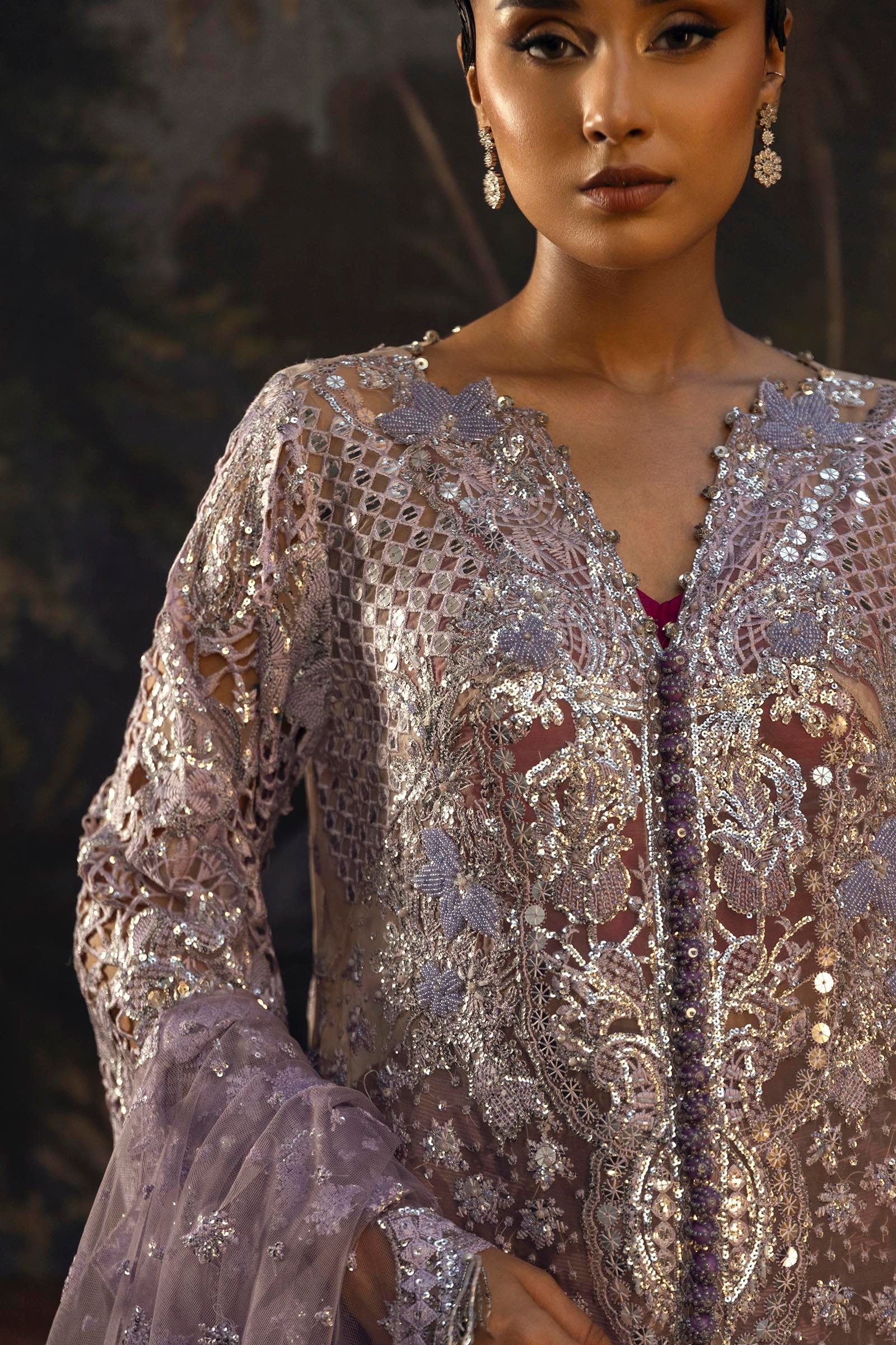 Sana Safinaz | Nura Festive 25 | N251-007-3DJ -  Sana Safinaz Ladies Clothes - Original Designer Dress - House of Maryam