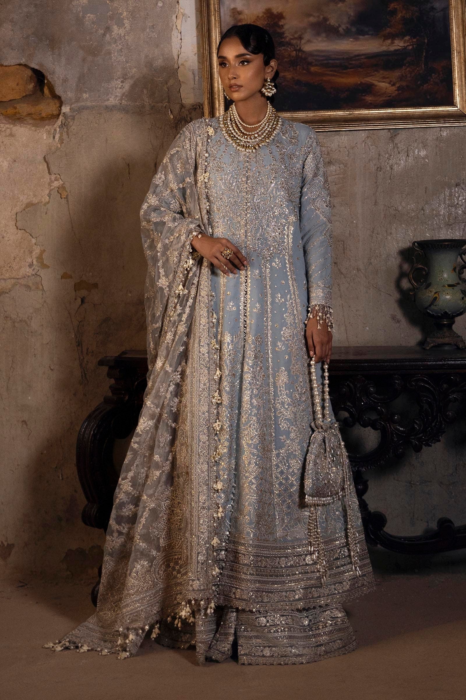 Sana Safinaz | Nura Festive 25 | N251-008-3CT -  Sana Safinaz Ladies Clothes - Original Designer Dress - House of Maryam