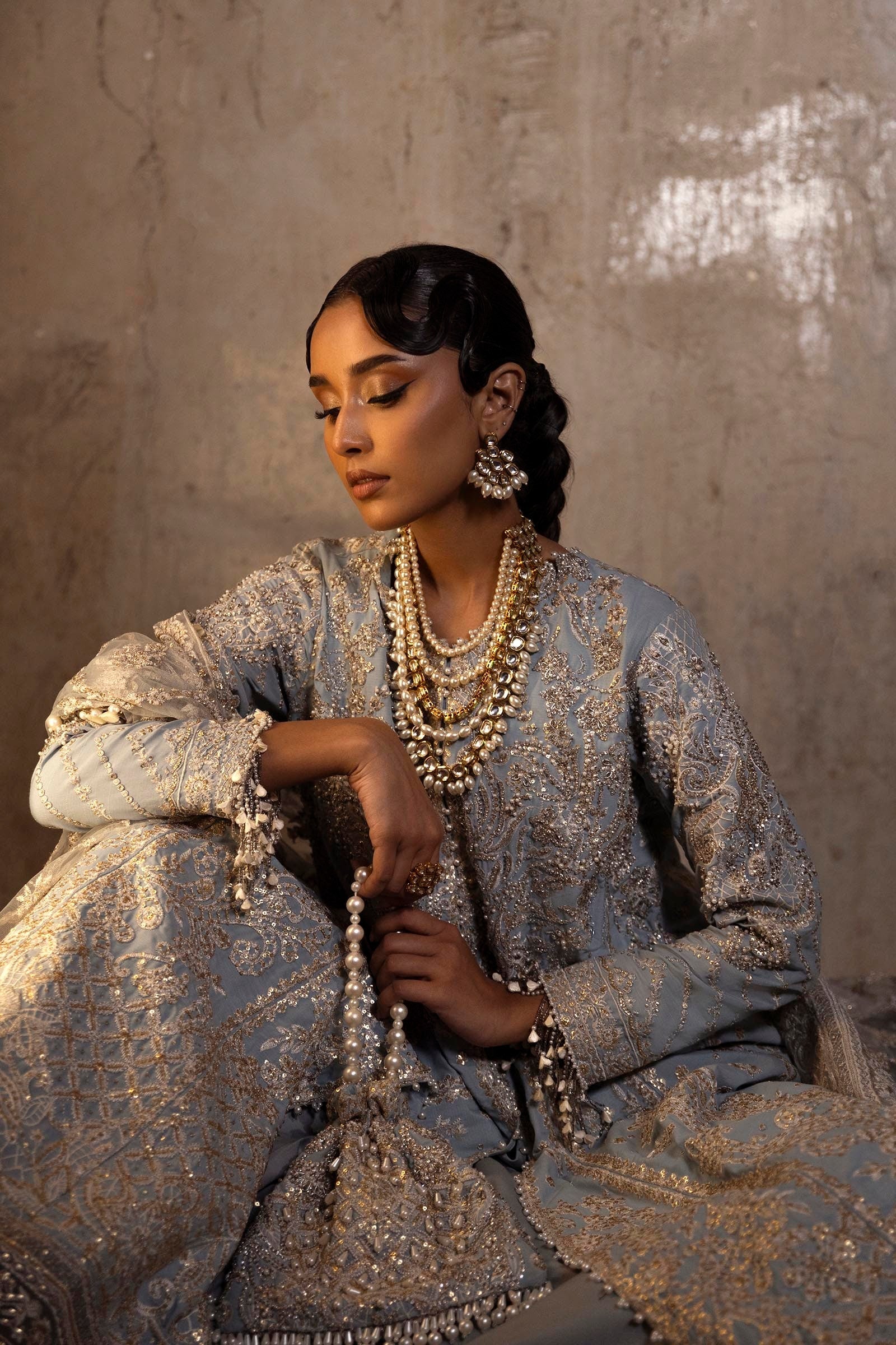 Sana Safinaz | Nura Festive 25 | N251-008-3CT -  Sana Safinaz Ladies Clothes - Original Designer Dress - House of Maryam