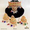 Necklace-0733 -  Zeesy Necklace Sets - Original Designer Dress - House of Maryam