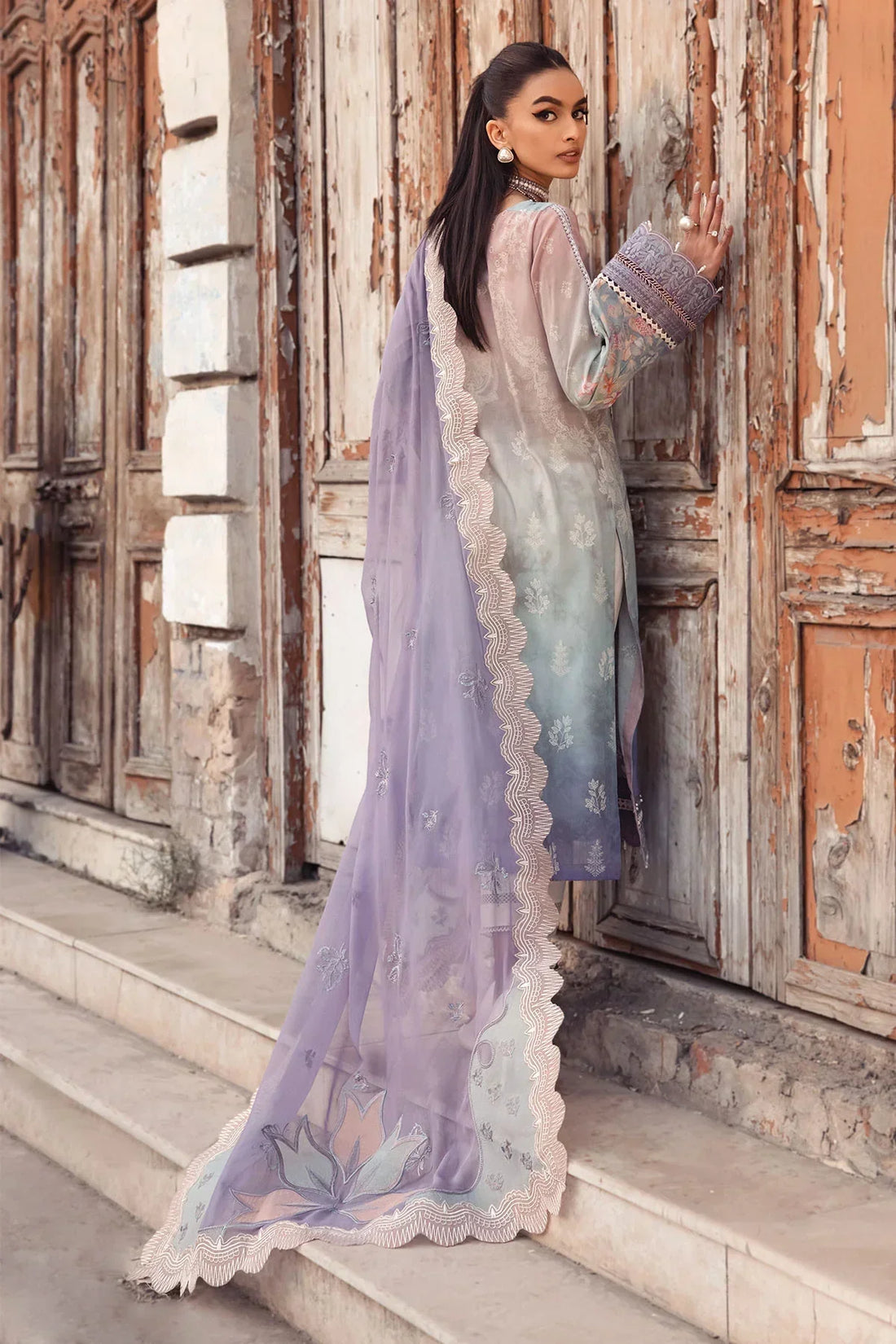 Nureh | Swiss Prints | NS-121 -  Nureh Luxury - Original Designer Dress - House of Maryam