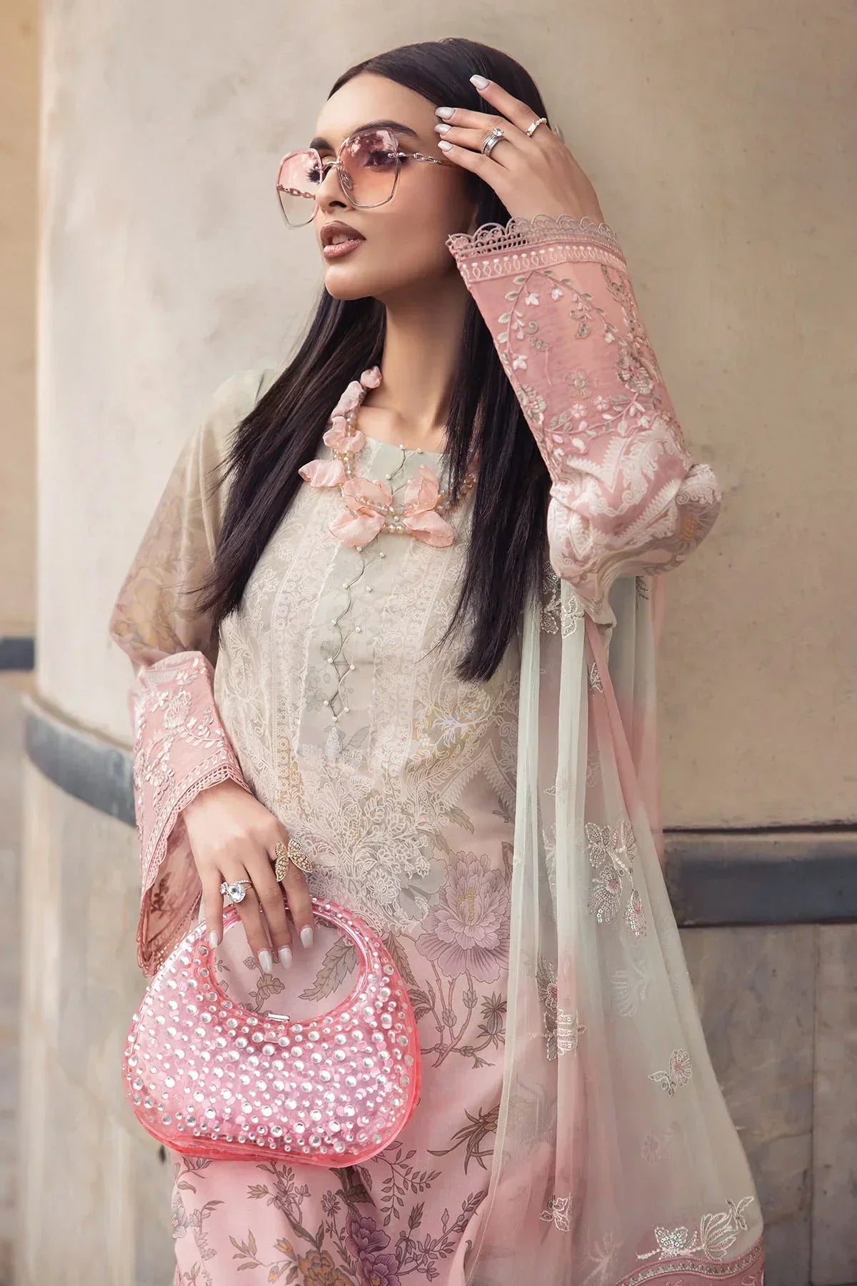 Nureh | Swiss Prints | NS-117 -  Nureh Luxury - Original Designer Dress - House of Maryam