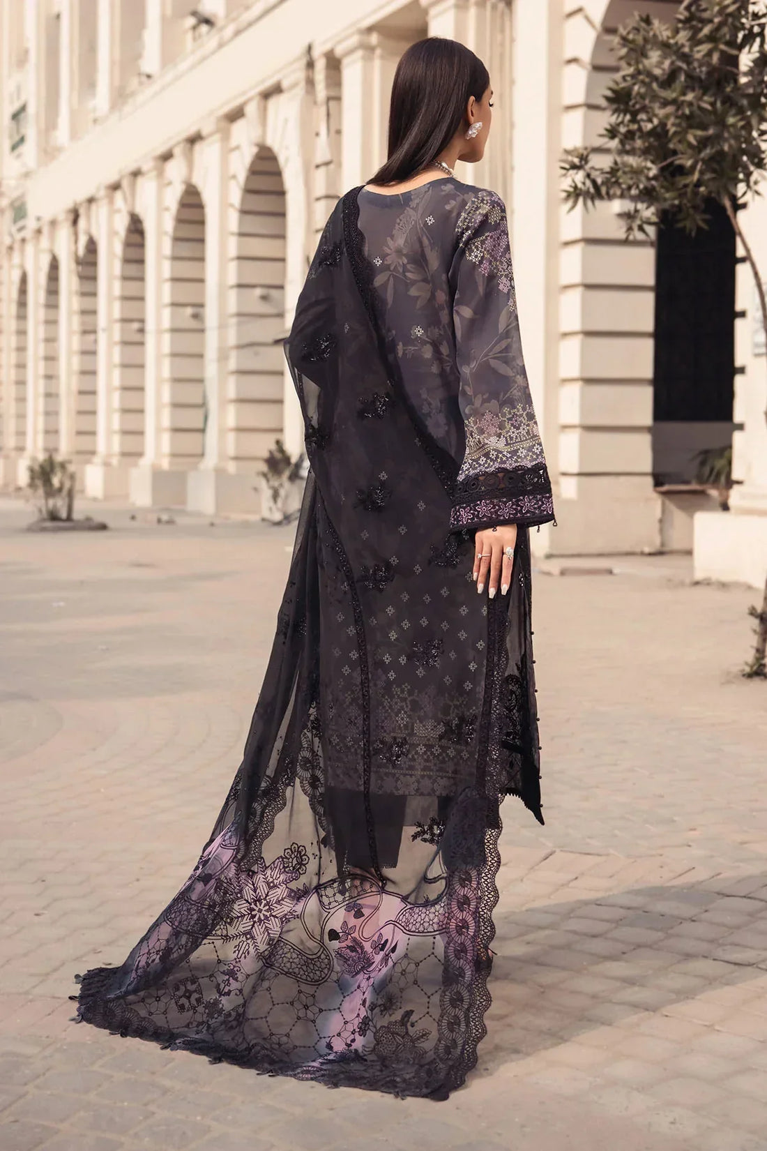 Nureh | Swiss Prints | NS-123 -  Nureh Luxury - Original Designer Dress - House of Maryam