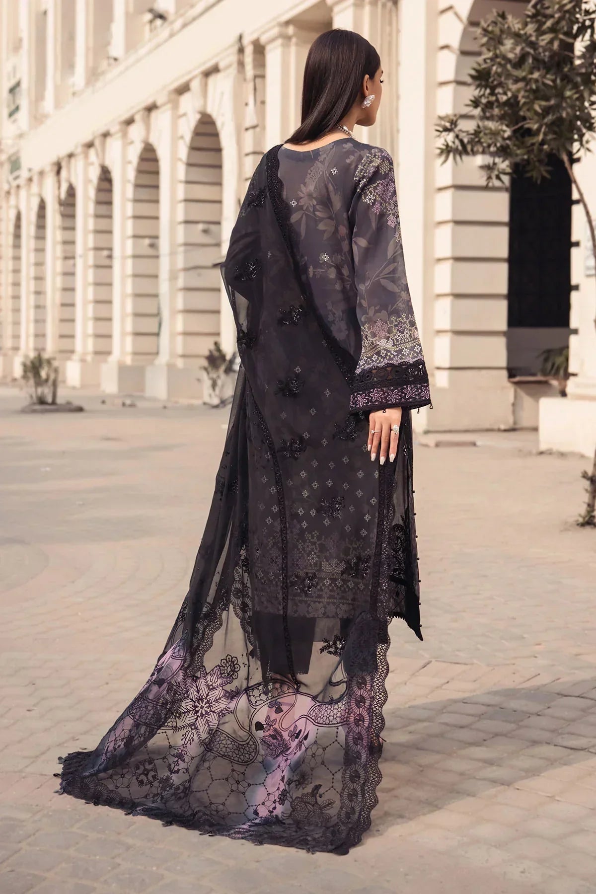 Nureh | Swiss Prints | NS-123 -  Nureh Luxury - Original Designer Dress - House of Maryam
