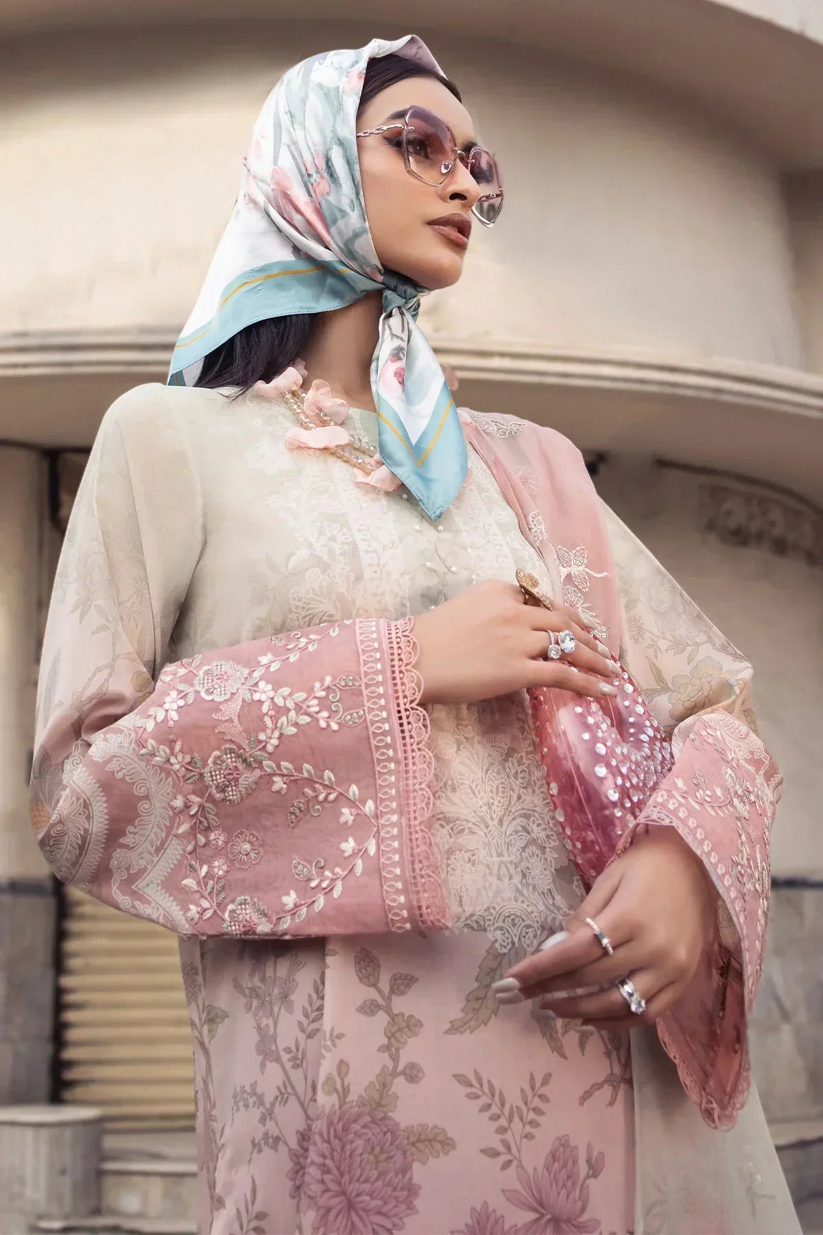 Nureh | Swiss Prints | NS-117 -  Nureh Luxury - Original Designer Dress - House of Maryam